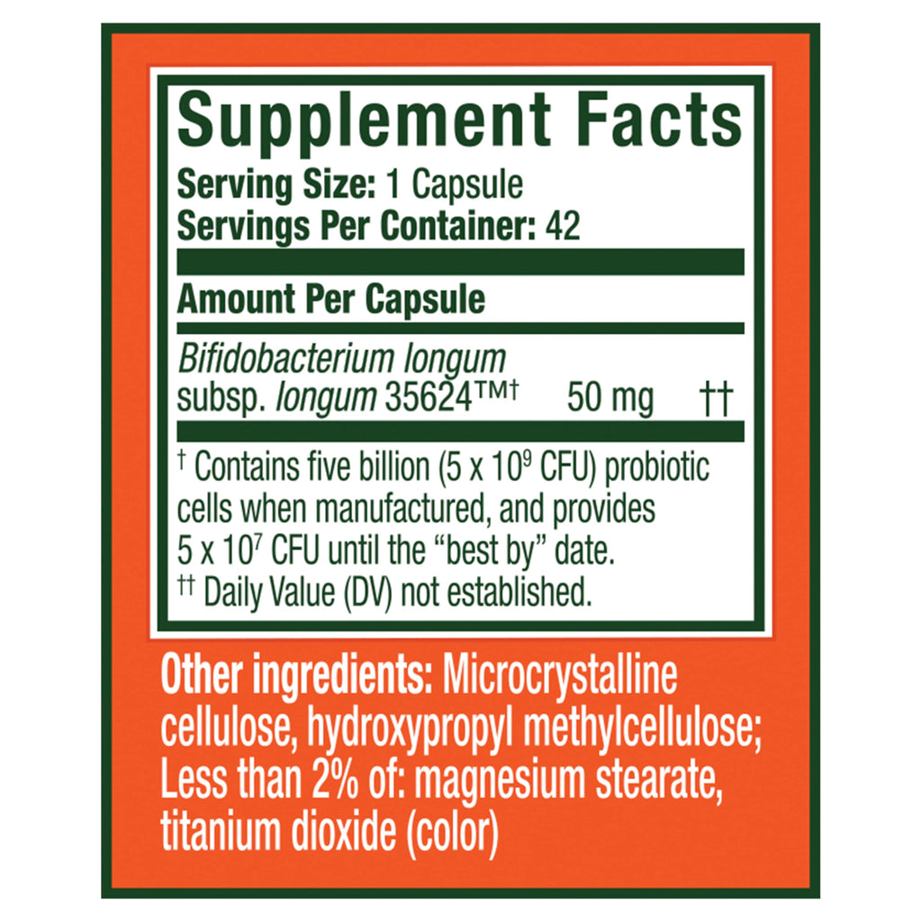 Align Probiotic, Extra Strength, Probiotics for Women and Men, Probiotics for Men, Probiotic Capsules have 5X CFUs, 42 Capsules Align Au supplements