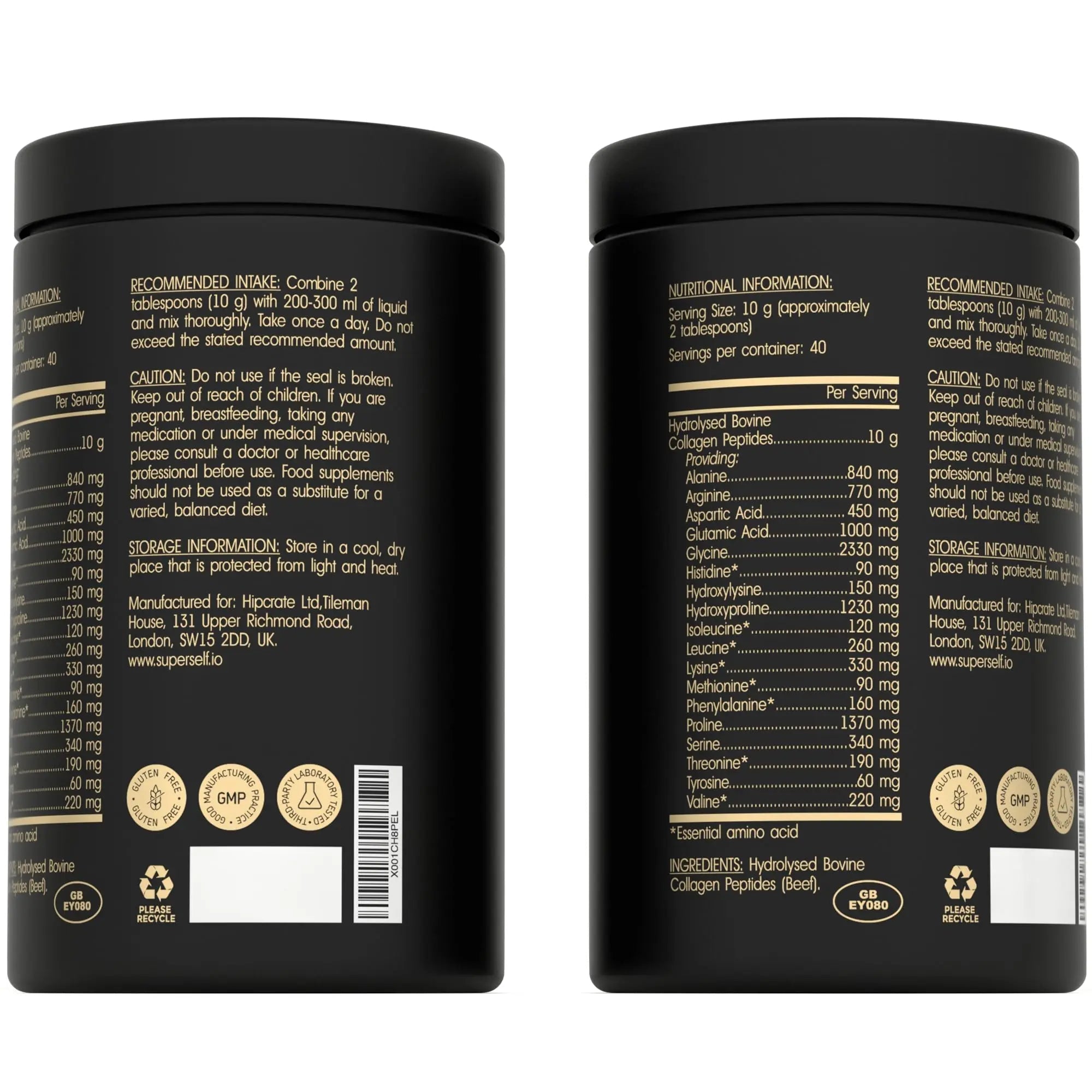 Premium Collagen Powder - Collagen Supplements for Women & Men - Pure Bovine Collagen Peptides 400g SuperSelf Au supplements