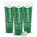 Biofreeze Pain Relief Gel for Knee, Neck, Hip, Joint, Shoulder, & Simple Backache, Arthritis Pain Reliever, Sore Muscle Relief, Colorless Menthol Gel 4 Fl Oz (Pack of 3) Biofreeze Au supplements