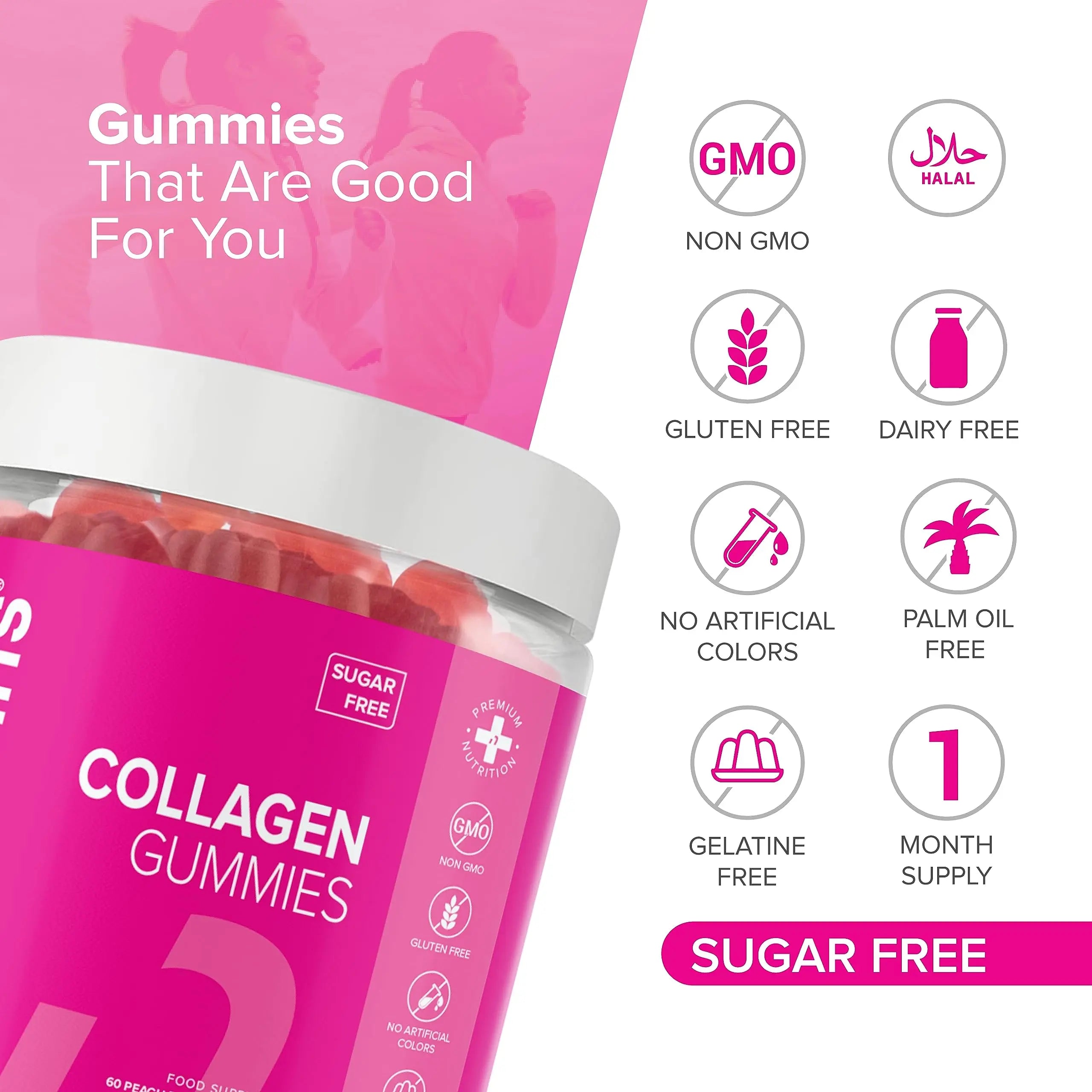 Collagen Gummies - Sugar Free Marine Collagen Gummies - Superior Type 1 Hydrolysed Collagen novomins Au supplements