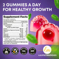 Height Growth Gummies for Kids & Teens - Calcium, Vitamin D3 + K2, Zinc, Magnesium, L-Arginine, Vitamin C - Multivitamin for Teen Boys & Girls - Grow Taller Supplement for Kids Height - 60 Gummies LM LILYNUTRAMOON Au supplements