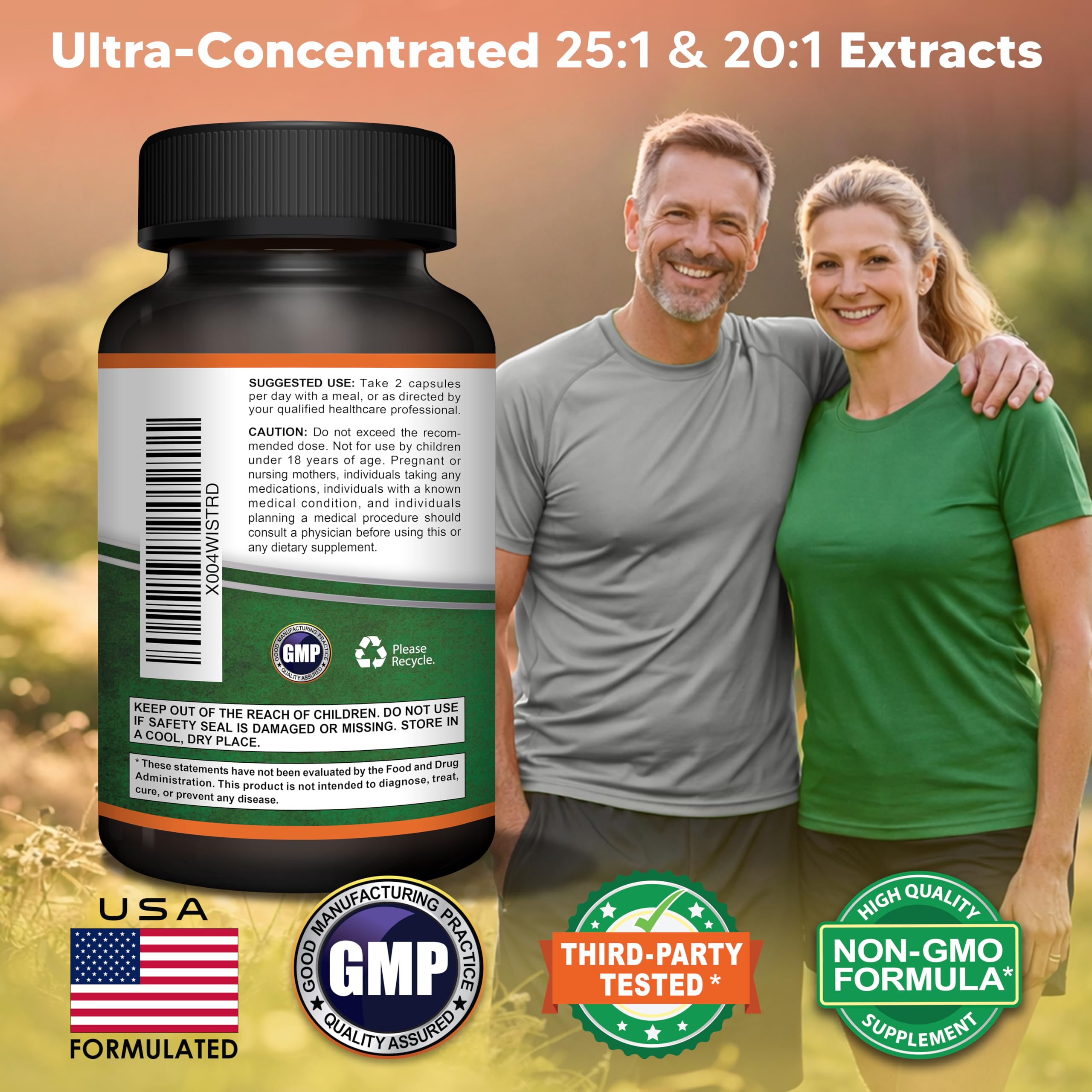 aSquared Nutrition Citrus Bergamot with Berberine Supplement - 1400mg Per Serving Max Strength Complex - 120 Capsules - Supports Cardiovascular Health
