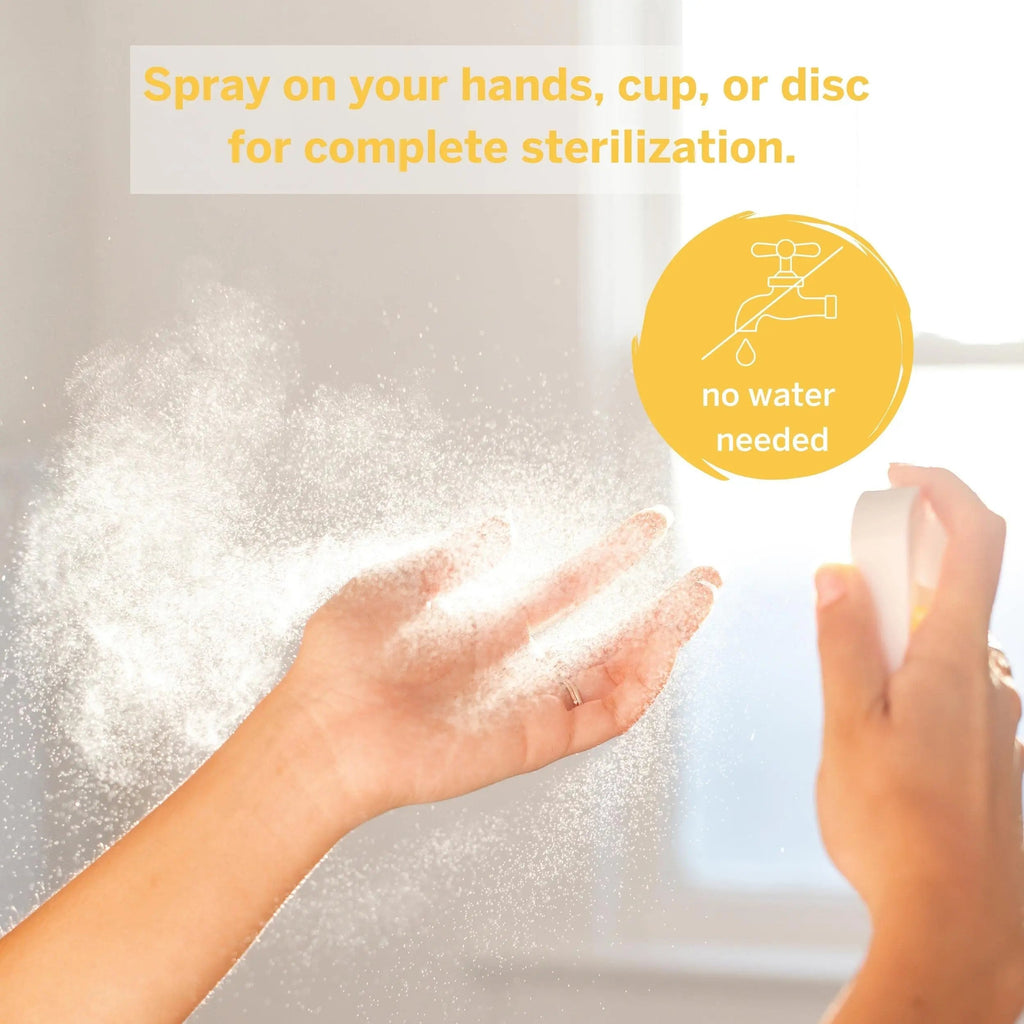 Pixie Sterilizer Spray for Menstrual Cups - Complete Sterilization in Just A Quick Spray - 100% Hypoallergenic Pixie Cup Au supplements