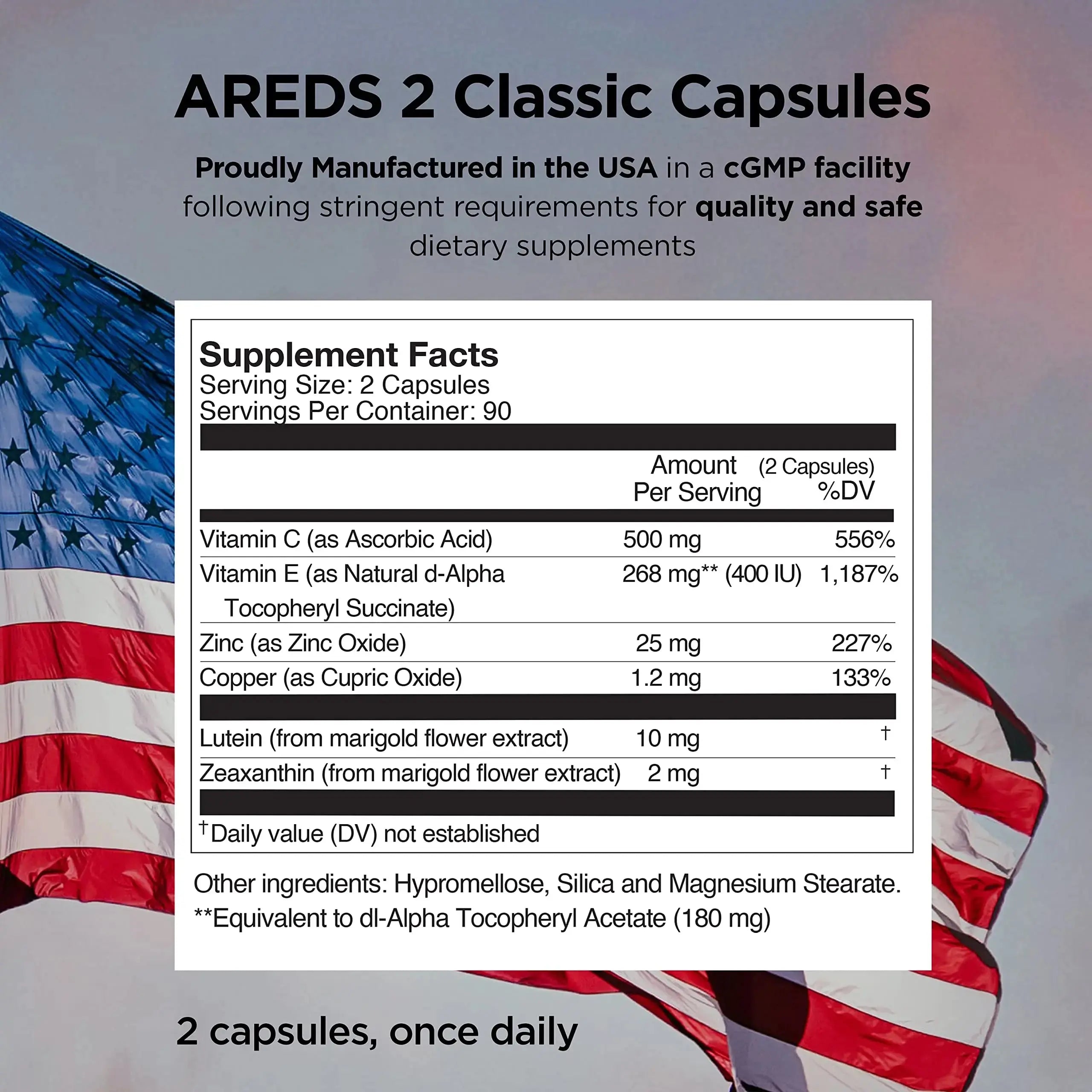 Viteyes AREDS 2 Capsules and Viteyes Multivitamin AREDS 2 Companion, Single Daily Dose Eye Vitamins, 3 Month Supply Viteyes Au supplements