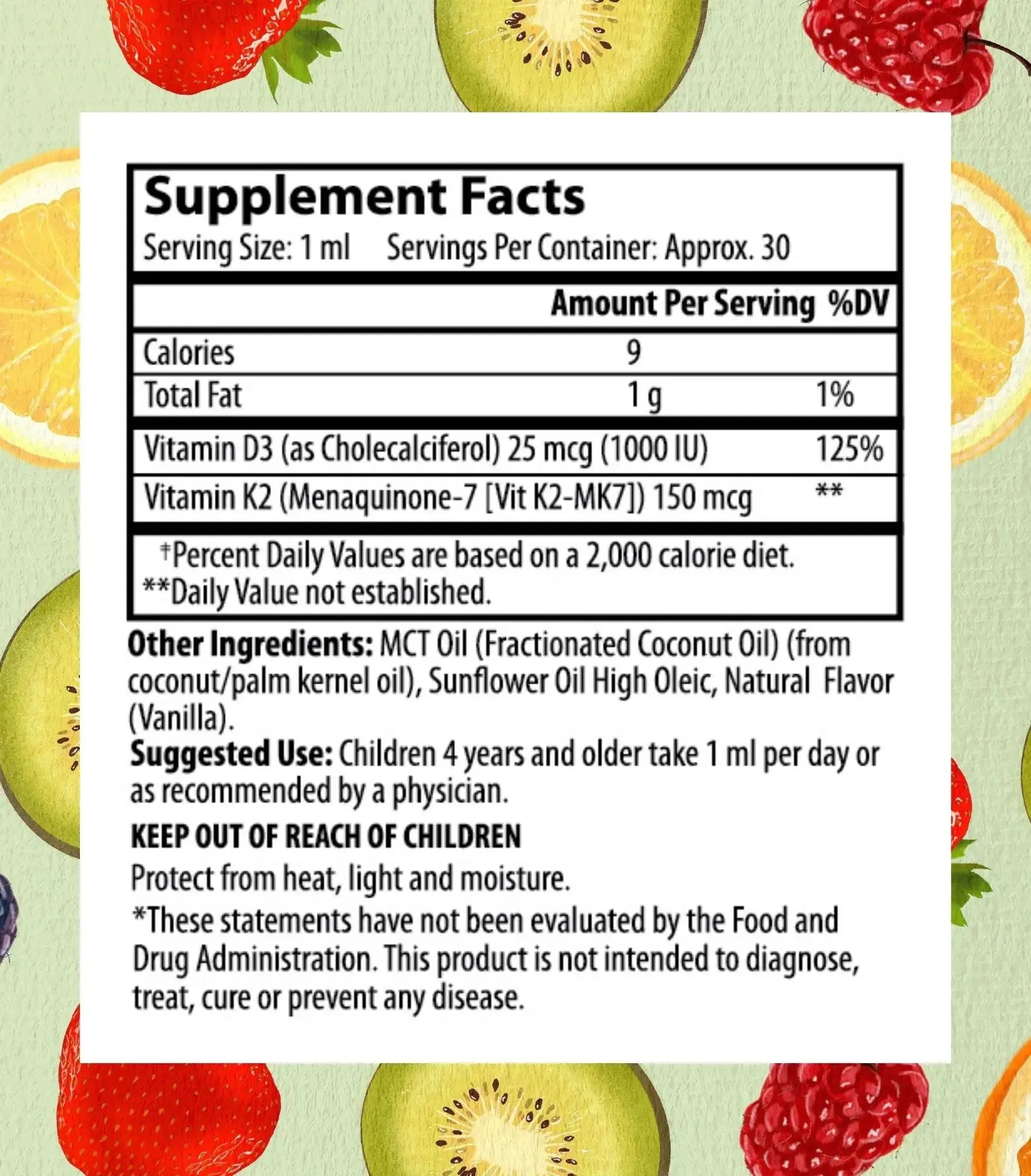 Go Healthy Kids Vitamins D3 K2 (MK-7), Child Vitamin D, Liquid Vegan D3 K2 Drops for Kids Go Healthy Natural Au supplements