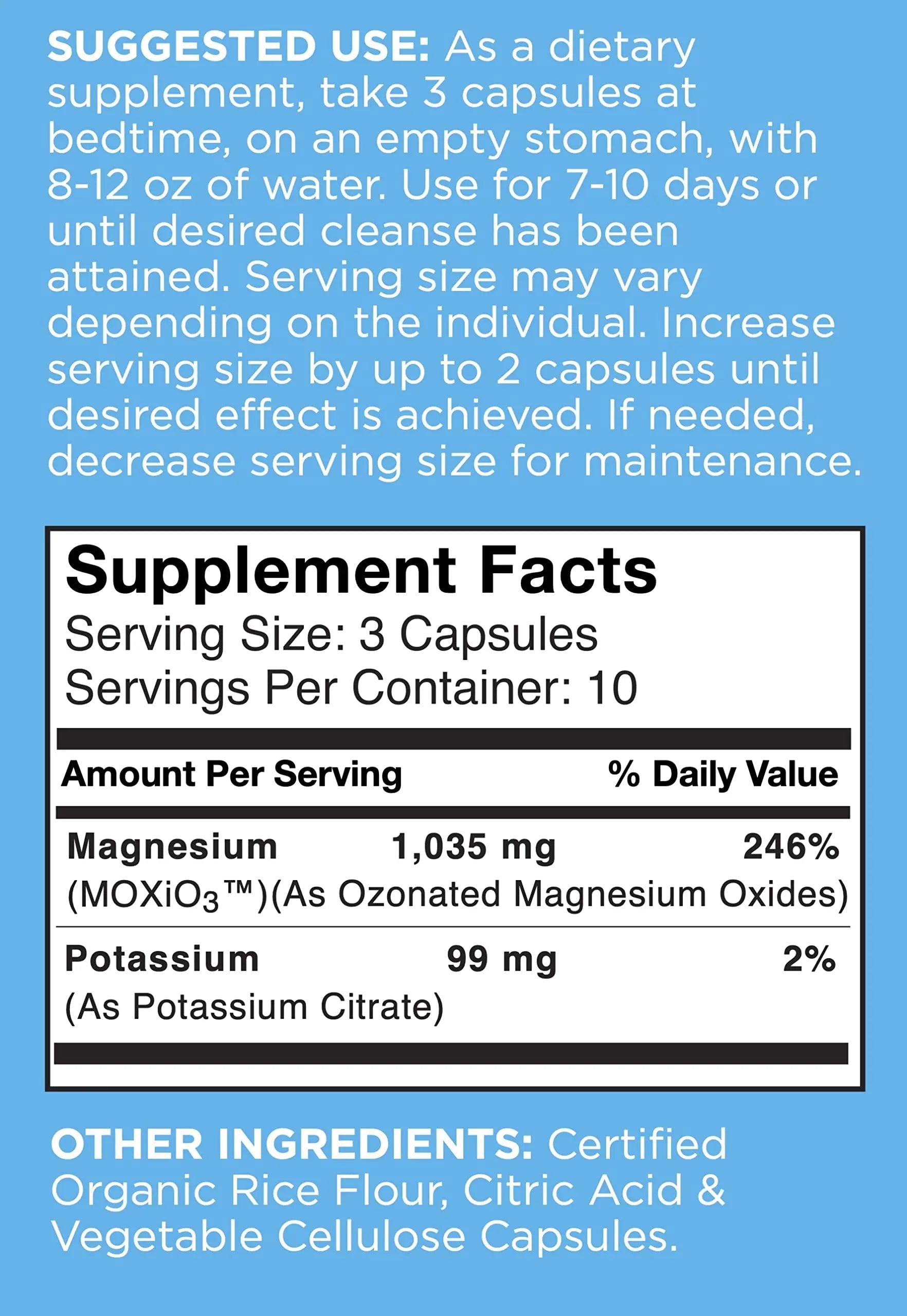 nbpure Mag O7 Oxygen Digestive System and Colon Cleanse and Detox Capsules nbpure Au supplements