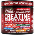 Clean Nutra Creatine Powder for Men + HMB BCAA L Arginine L Citrulline Tongkat Ali Saw Palmetto Ashwagandha Collagen Flax Seed Turmeric Preworkout Stevia