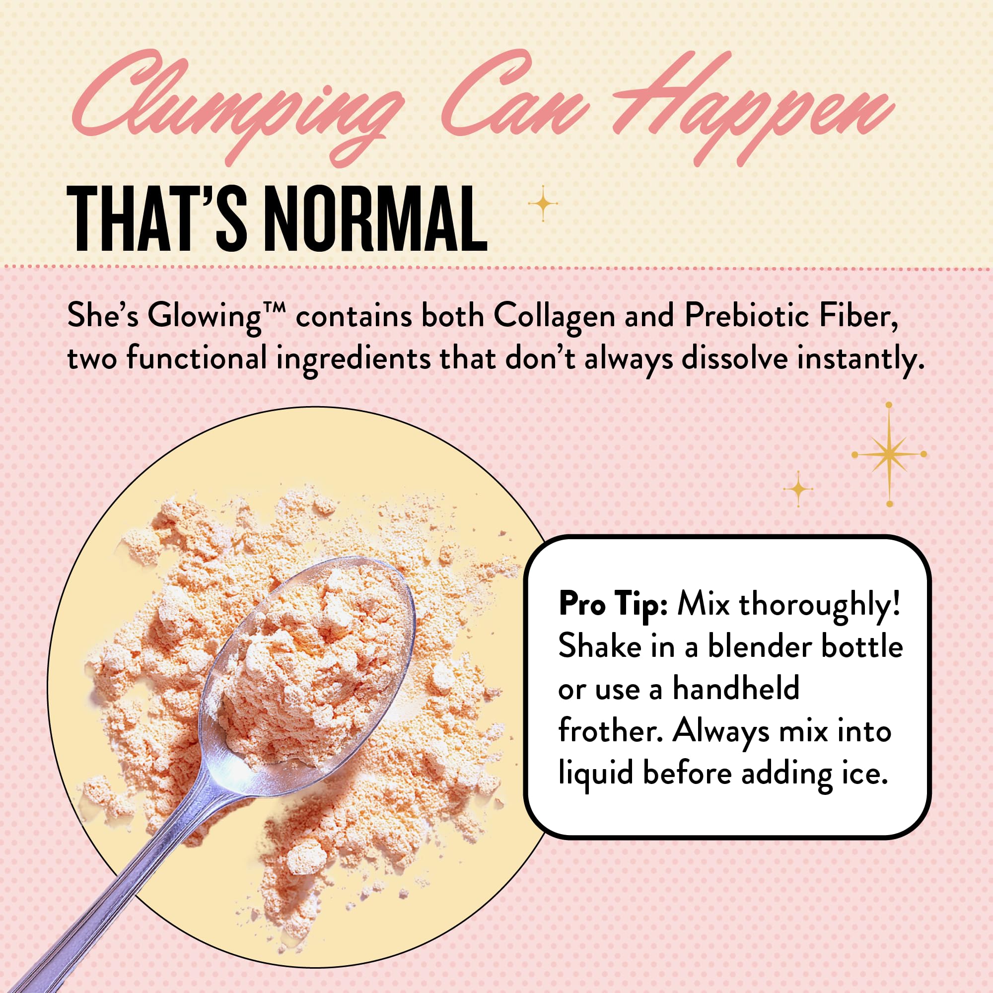 Legendairy Milk She’s Glowing Collagen Peptides Powder with Prebiotic Fiber, Tropical Drink Mix Supplement for Women,