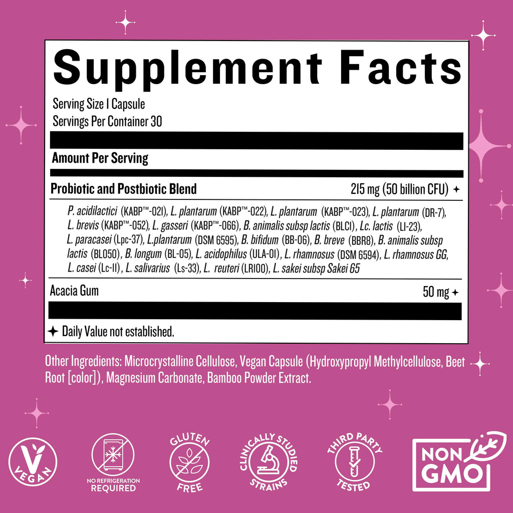 Legendairy Milk Hot Girl Ish™ - Daily Probiotics for Women with 50 Billion CFU - Women's Probiotic Supplement with 20 Probiotic Strains, Prebiotics & Postbiotic for Digestive, Gut & Immune Health Legendairy Milk Au supplements