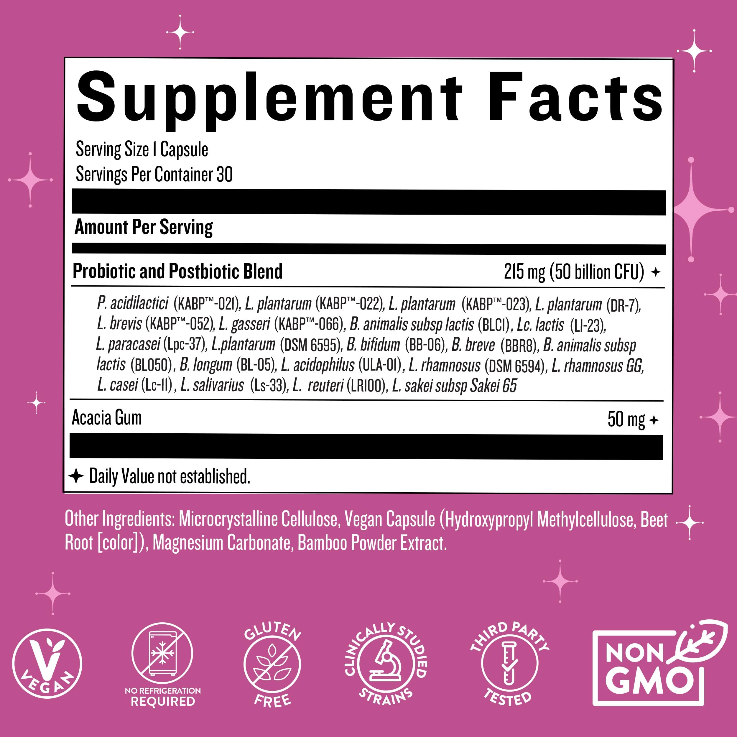 Legendairy Milk Hot Girl Ish™ - Daily Probiotics for Women with 50 Billion CFU - Women's Probiotic Supplement with 20 Probiotic Strains, Prebiotics & Postbiotic for Digestive, Gut & Immune Health Legendairy Milk Au supplements