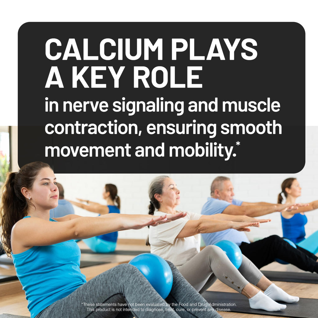 NatureWise Calcium Citrate 500mg Capsules - Supplement for Bone Health - Easy to Digest & Absorb - Vegan, Non-GMO