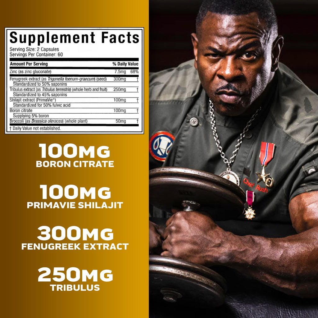 MuscleTech Testosterone Booster for Men, AlphaTest - T-Boost Mens Supplement with Tribulus Terrestris & Boron - Daily Male Gym Workout Supplements