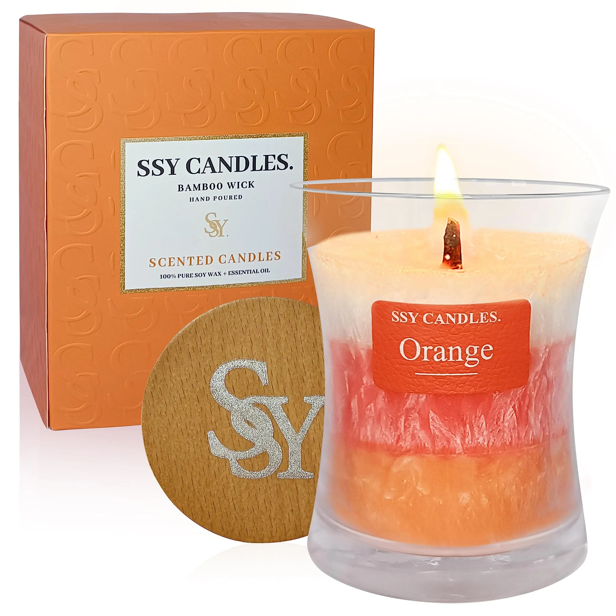 Citrus Jar Aromatherapy Candle Scented Candle Handmade Soy Candles Wood Candles Wick Fragrance SEUCRWAX Au supplements