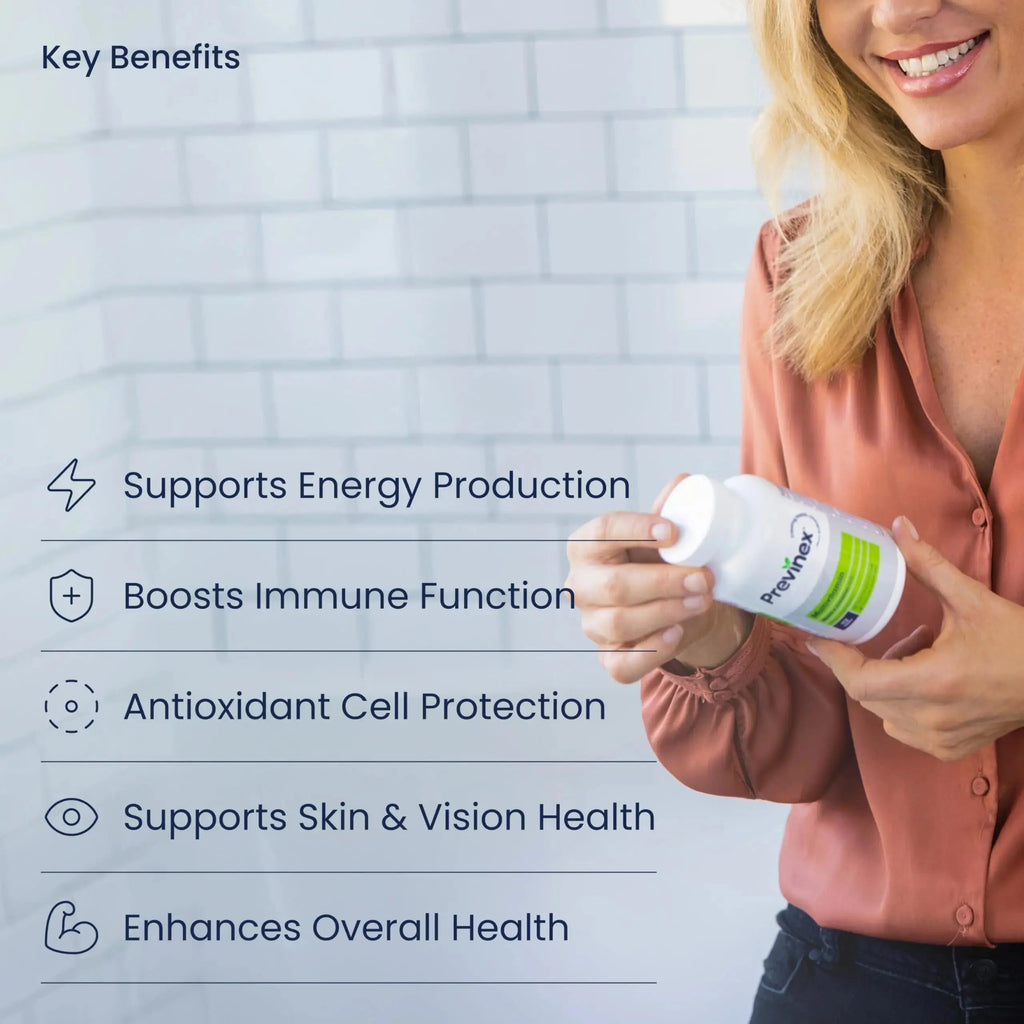 Previnex Multivitamin, Mineral & Antioxidant Plus - Multivitamin for Men & Women with Vital Nutrients, Vitamin C & Vitamin D & Vitamin E, 112 Tablets Previnex Au supplements