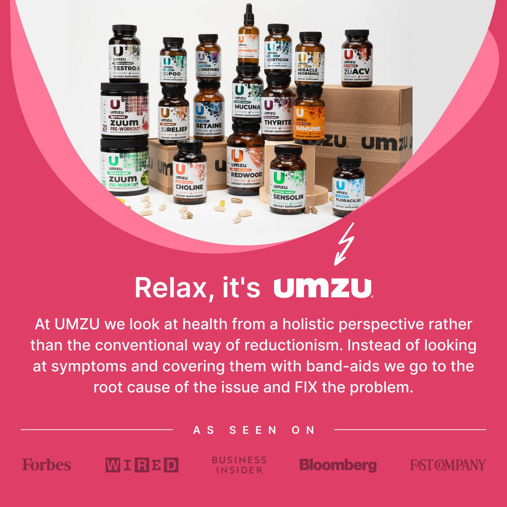 UMZU Daily B, 30 Day Supply – Complete Vitamin B Complex Supplement Blend with B1, B2, B3, B5, B6, B7, B9 & B12 Plus Folic Acid & Biotin – Supports Energy, Focus, Mood,