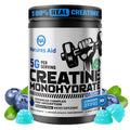 Natures Aid NSF Certified Creatine Gummy 5g - Creatine Monohydrate Gummies – Pre-Workout Energy & Muscle Growth Support for Men & Women