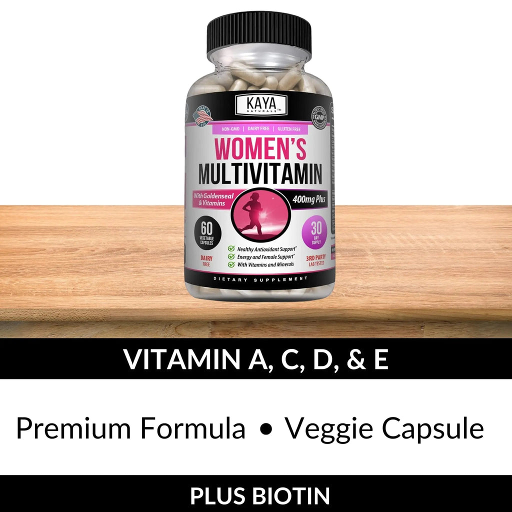 Kaya Naturals Women's Multivitamin, Overall Healthy Antioxidant, and Immune Support, Vitamins A, D, C, E, Biotin Kaya Naturals Au supplements