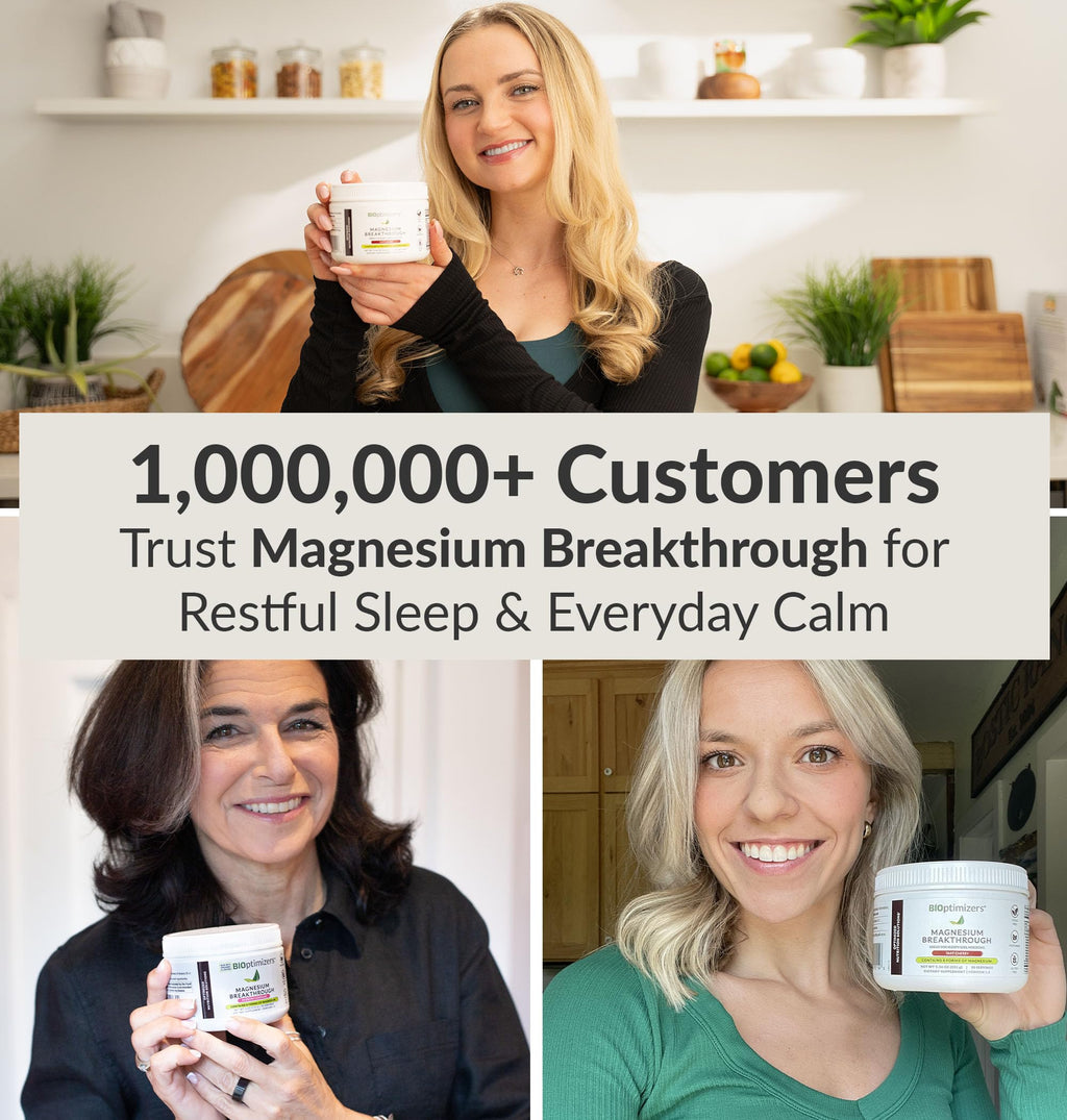 BIOptimizers Magnesium Breakthrough Drink - 8 Forms of Magnesium, Electrolytes, Sleep Health, Stress, Muscle Recovery, Heart Support | Glycinate, Citrate, Malate- Tart Cherry BIOptimizers Au supplements