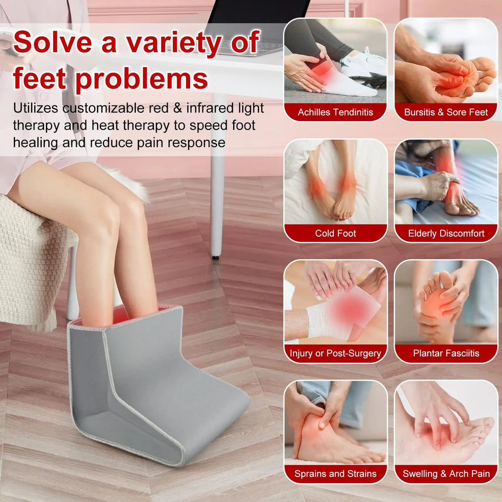 Red Light Therapy Boot for Feet, Infrared Light Therapy Slipper for Perfect Foot Care, Ideal for Ankle Rutollmit Au supplements