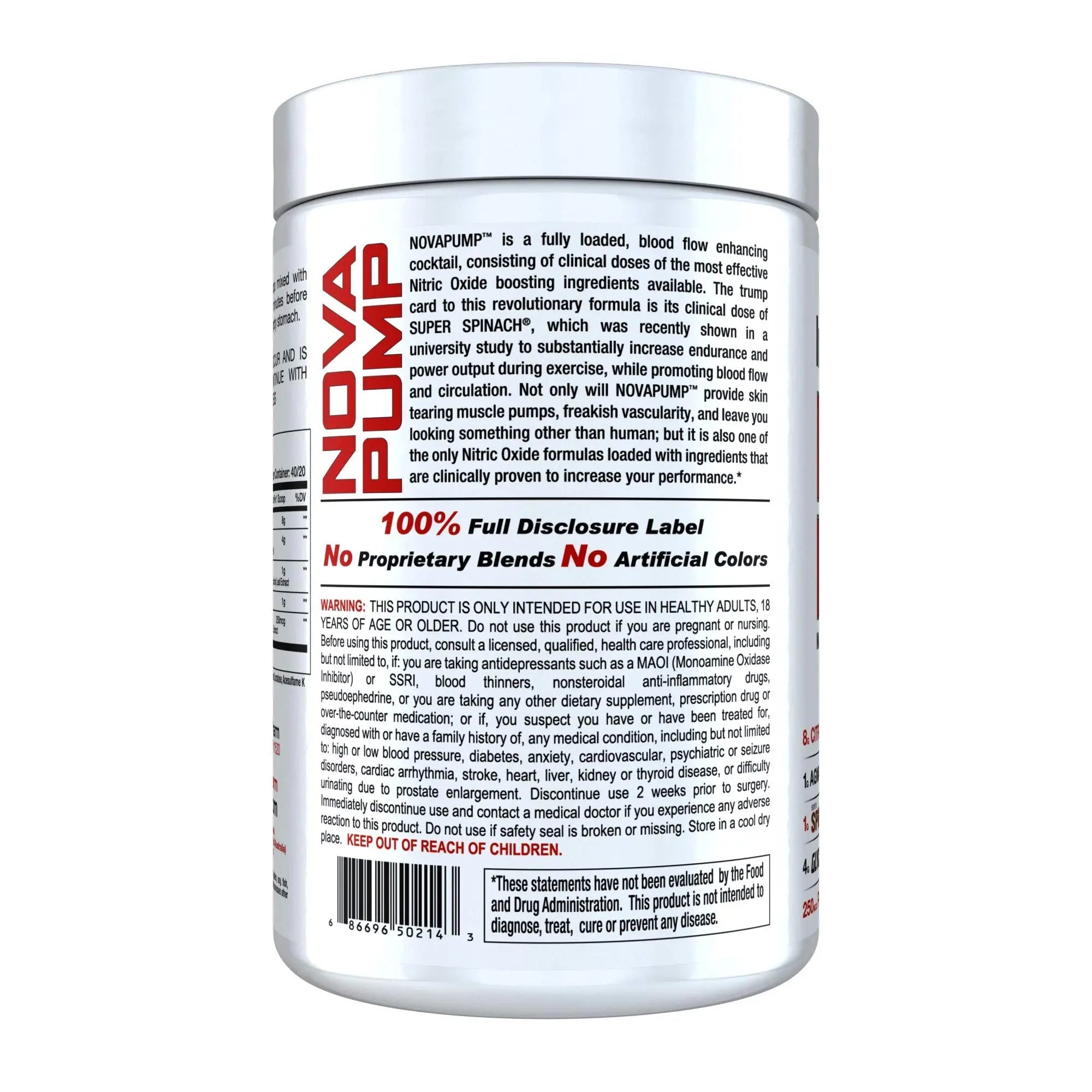 InnovaPharm NOVAPUMP (Pink Lemonade) - 11.2 Ounces InnovaPharm Au supplements