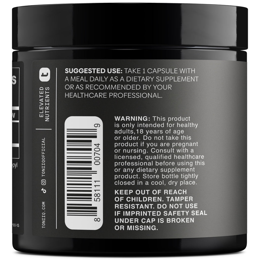 Toniiq Ultra High Strength 5HTP Capsules - 99%+ Highly Purified and Bioavailable - 12:1 Concentrated Extract - 200mg - 90 Veggie Capsules Toniiq Au supplements