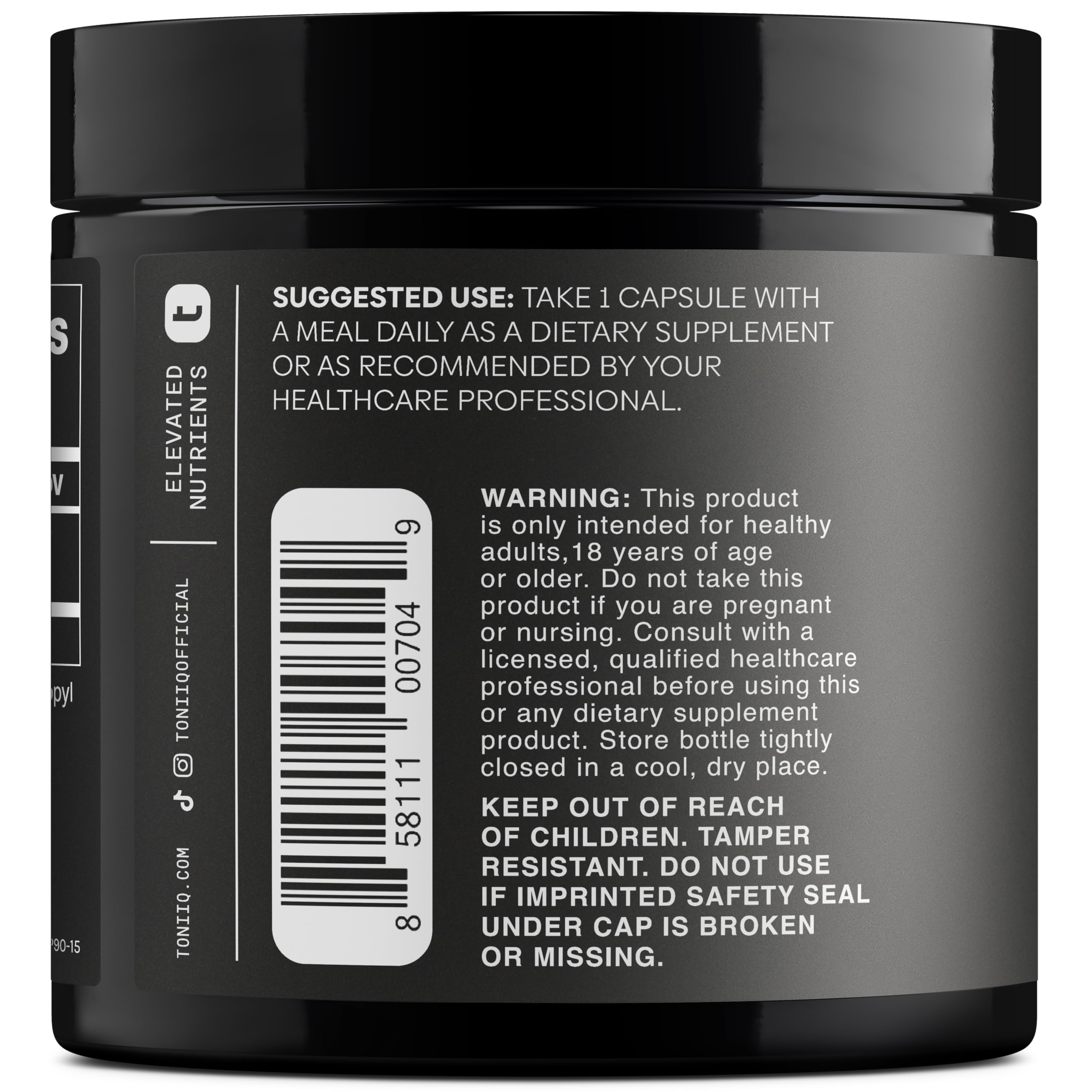 Toniiq Ultra High Strength 5HTP Capsules - 99%+ Highly Purified and Bioavailable - 12:1 Concentrated Extract - 200mg - 90 Veggie Capsules Toniiq Au supplements