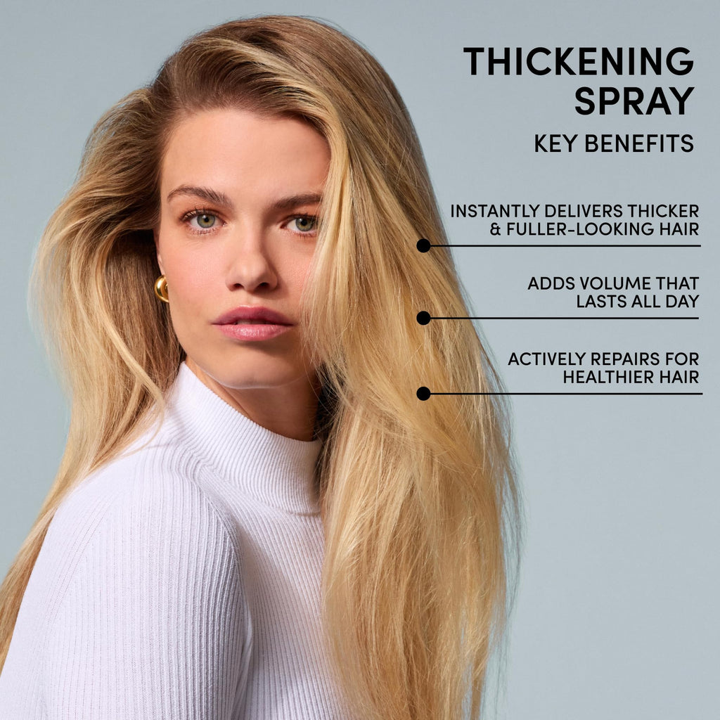 OUAI Hair Thickening Spray - Thickening & Volumizing Spray for Instantly Thicker, Fuller-Looking Hair - Protects, Strengthens & Repairs with Amaranth Peptide & Amino Acids (6 Fl Oz) OUAI Au supplements