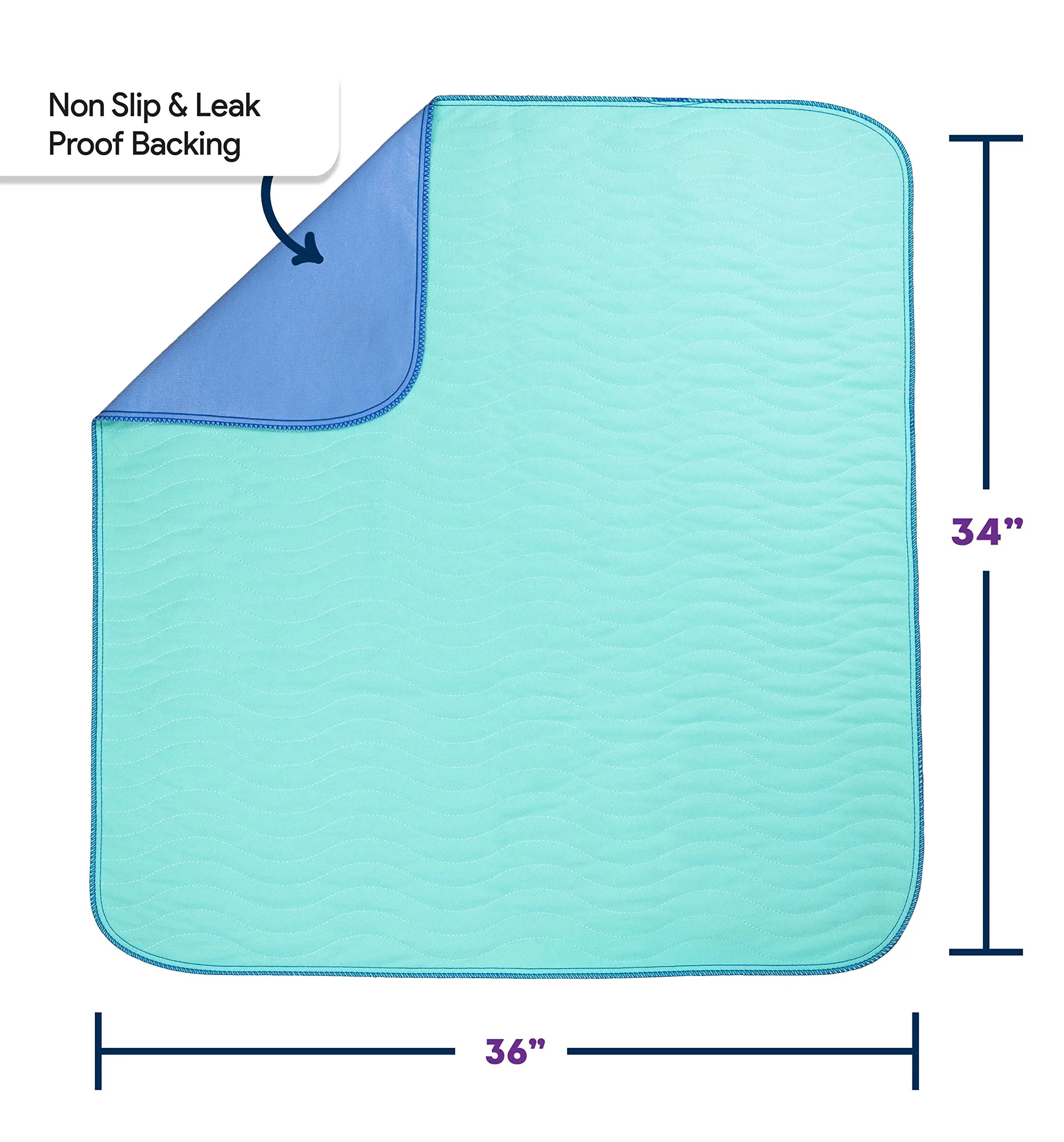 IMPROVIA® Washable Underpads 34" x 36" (Pack of 10) Heavy Absorbenc IMPROVIA Au supplements