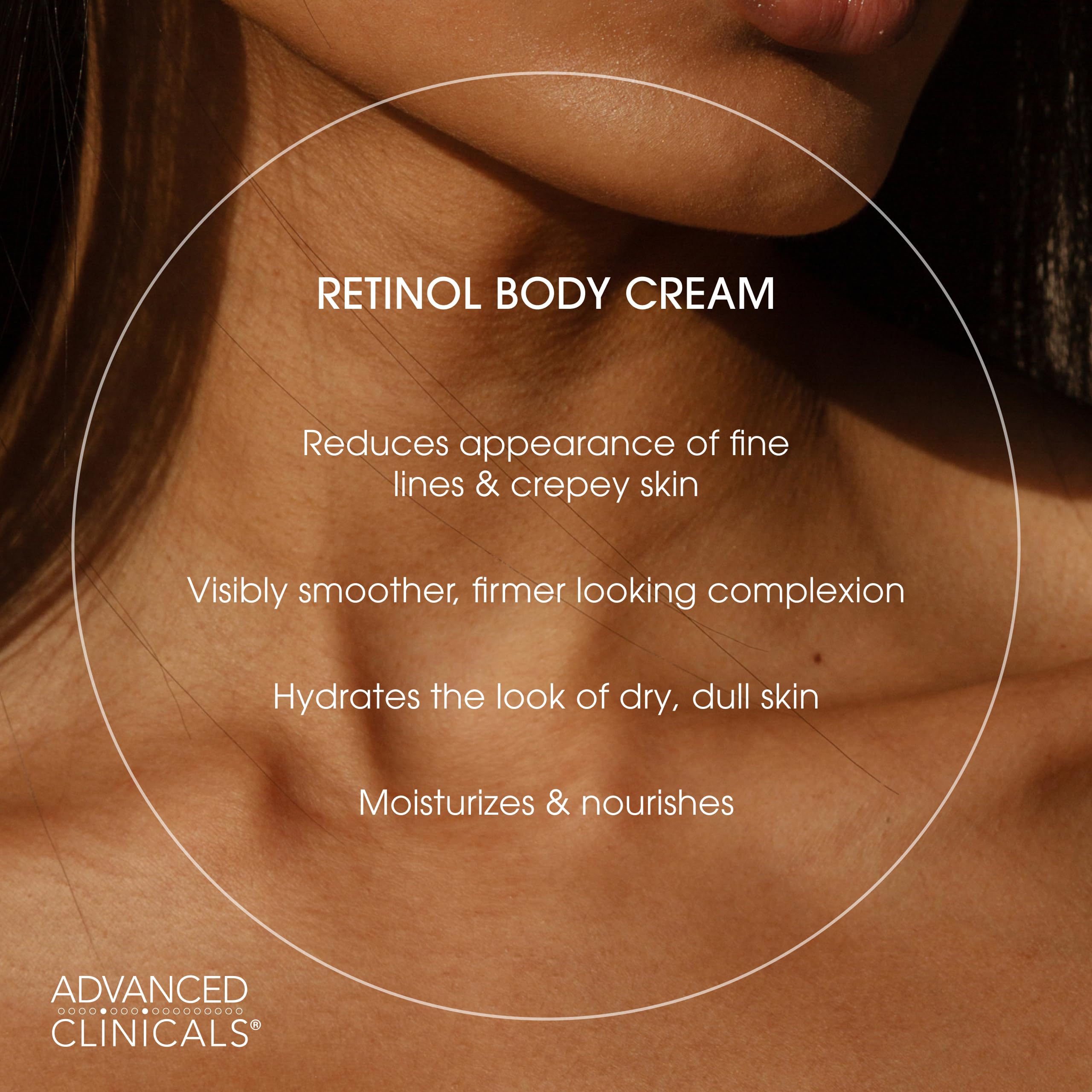 Advanced Clinicals Retinol Body Lotion & Face Moisturizer | Visible Anti Aging Skin Care Retinol Body Cream For Women & Men Targets Look Of Fine Lines