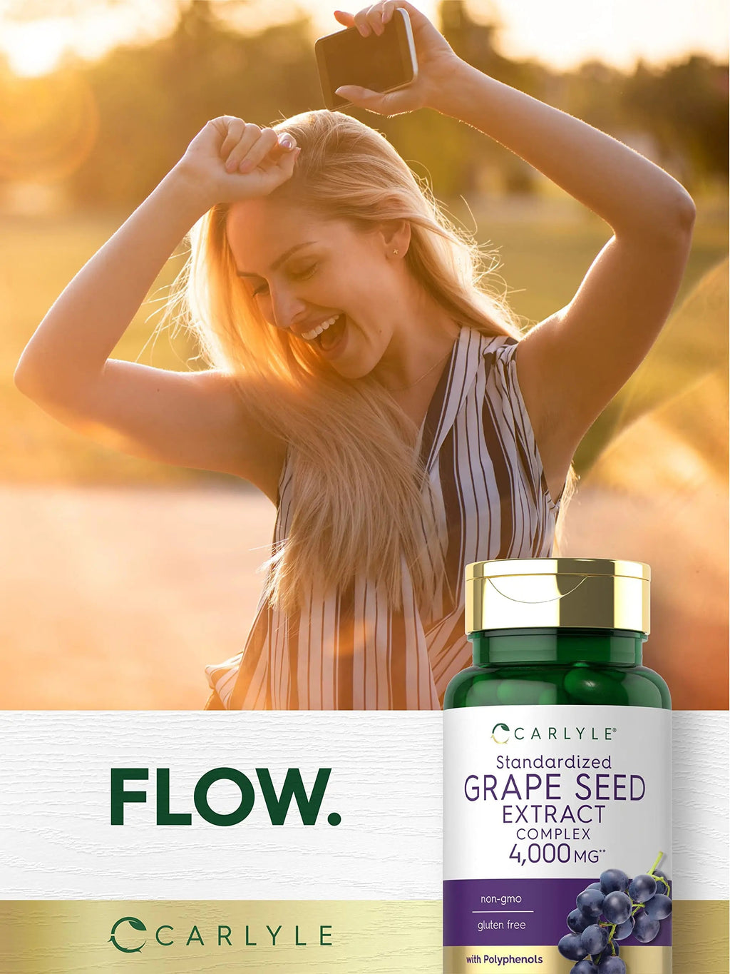 Carlyle Grape Seed Extract 4,000mg | 120 Quick Release Capsules | Standardized Extract Carlyle Au supplements