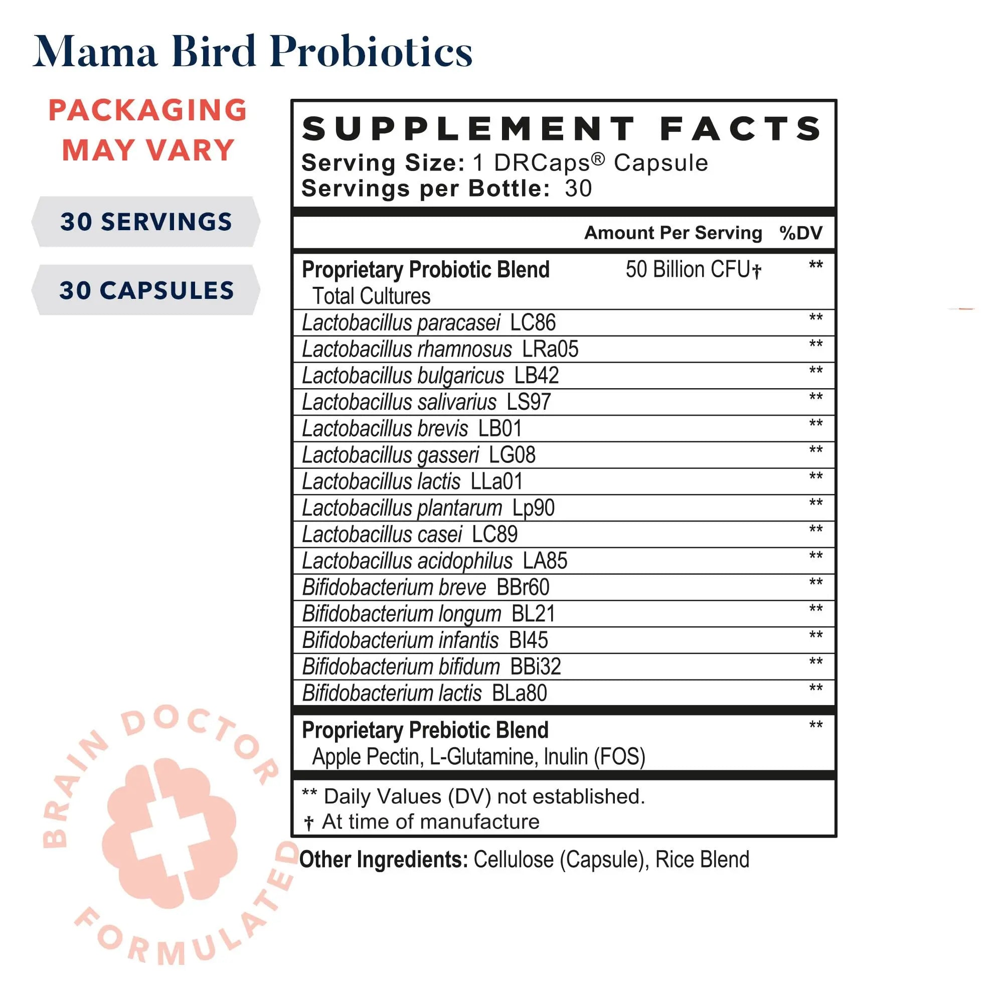 Best Nest Wellness Mama Bird Probiotics for Prenatal, Postnatal, Fertility, Women Digestive Best Nest Wellness Au supplements