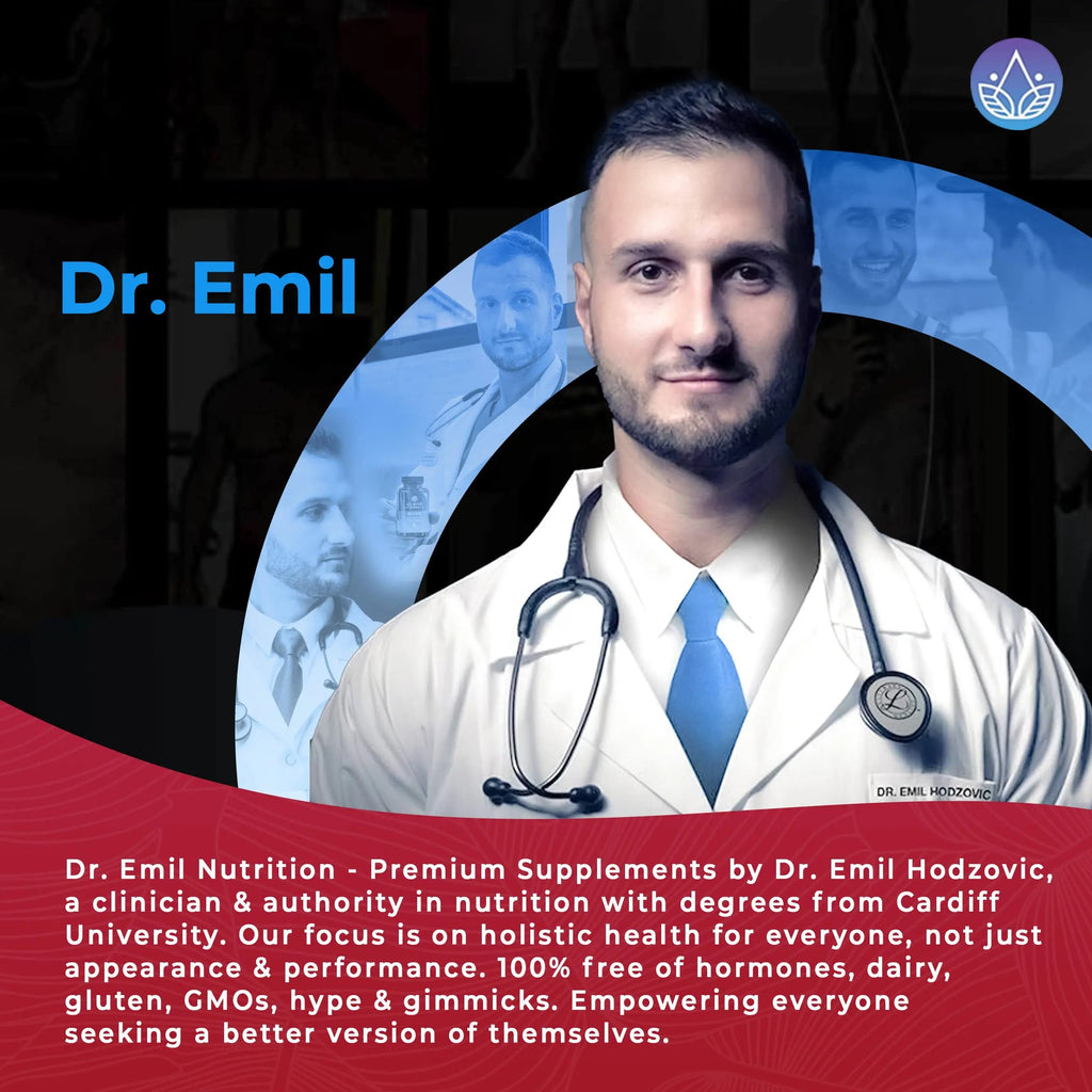Dr. Emil Berberine 500mg Capsules - Berberine Supplement with Cinnamon, MTC Oil & Milk DR EMIL NUTRITION Au supplements