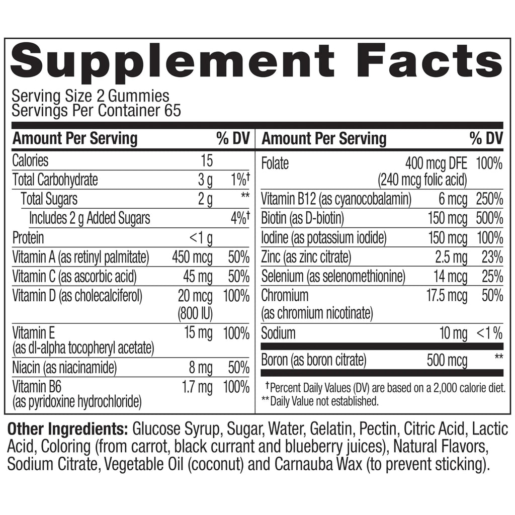 OLLY Women's Daily Multivitamin Gummy, Vitamins A, D, C, E, Biotin, Folic Acid, Adult Chewable Vitamin OLLY Au supplements
