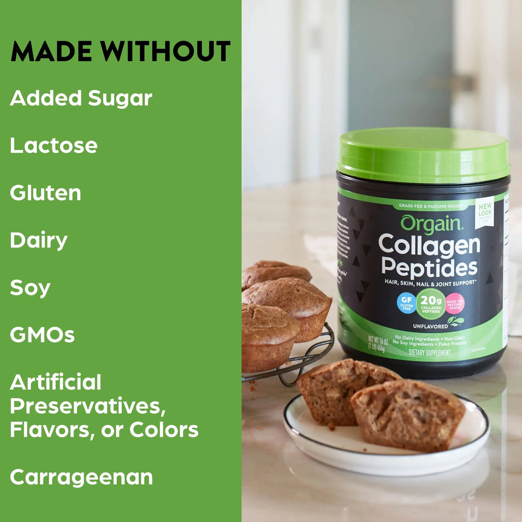 Orgain Collagen Peptides Unflavoured 454 g Orgain Au supplements