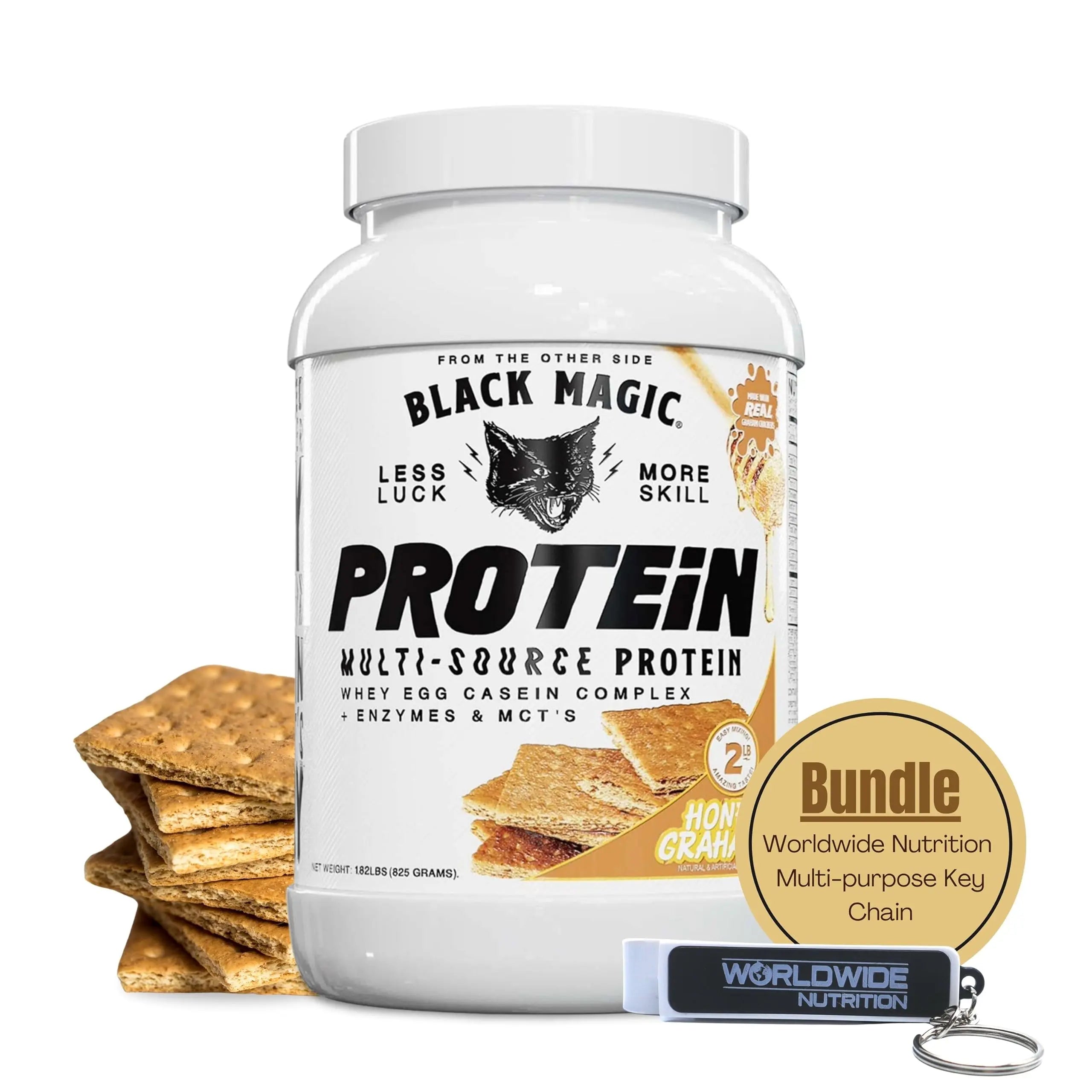 Worldwide Nutrition Bundle, 2 items: Black Magic Multi-Source Protein Powder - Whey Worldwide Nutrition Au supplements