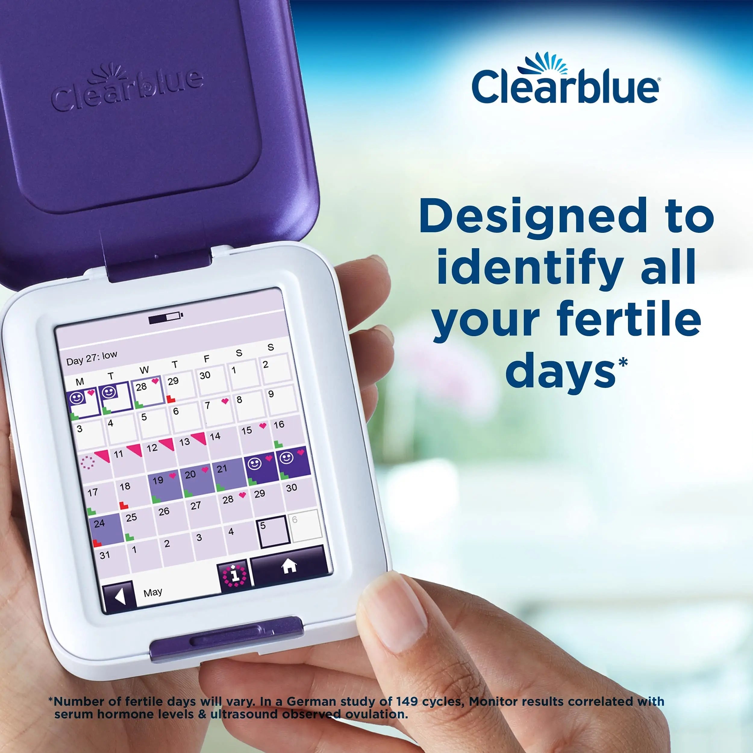 Clearblue Fertility Monitor, Touch Screen, 1 Count Clearblue Au supplements