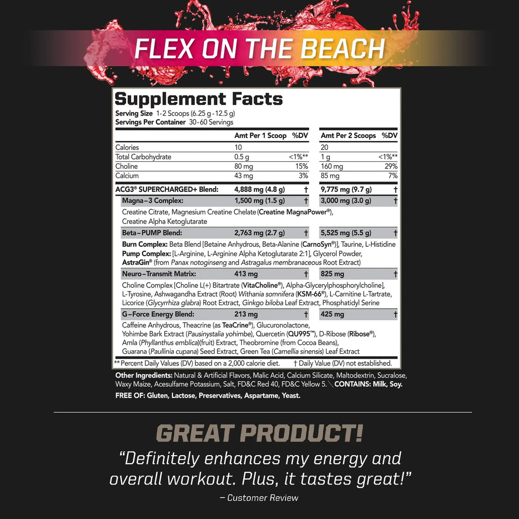 PMD Sports ACG3 Supercharged - Pre Workout - Powerful Strength, High Energy, Maximize PMD Au supplements