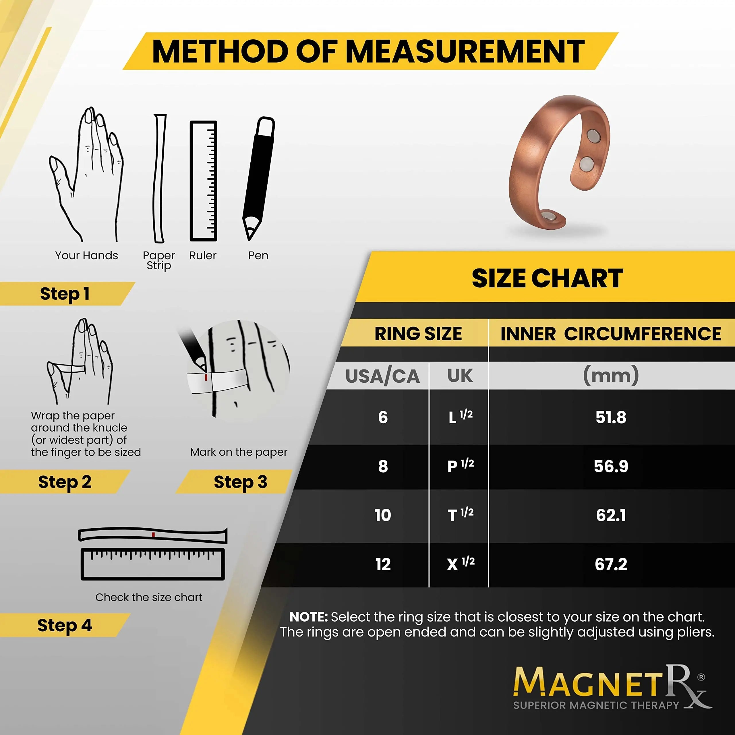 MagnetRX® Magnetic Copper Ring – Elegant Magnetic Rings – Copper Rings for Women & Men MagnetRX Au supplements