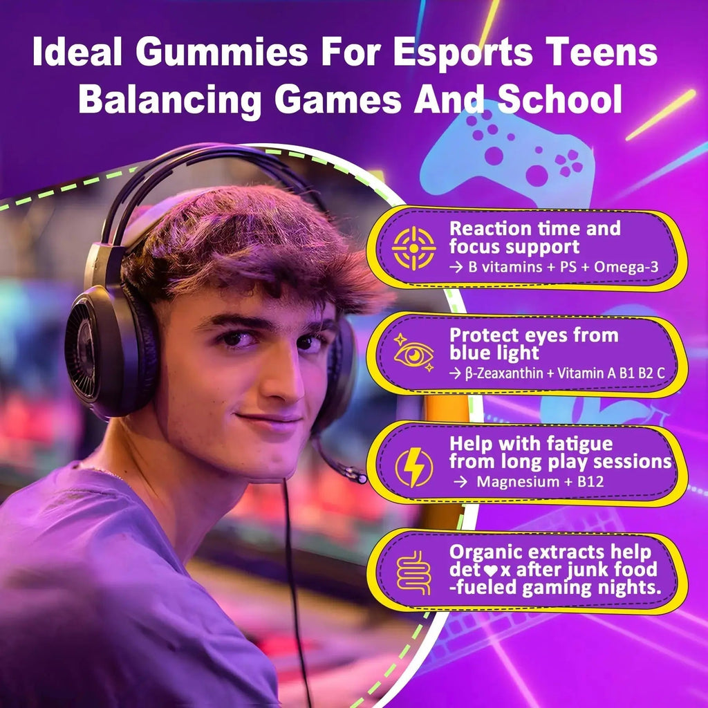 Nextdia Multivitamin Filled Gummies for Teen Boys Girls 12-17, 18, 19, Kids 10+ Multivitamin with Omega 3, Calcium + Magnesium + Zinc, Multi-Minerals Nextdia Au supplements