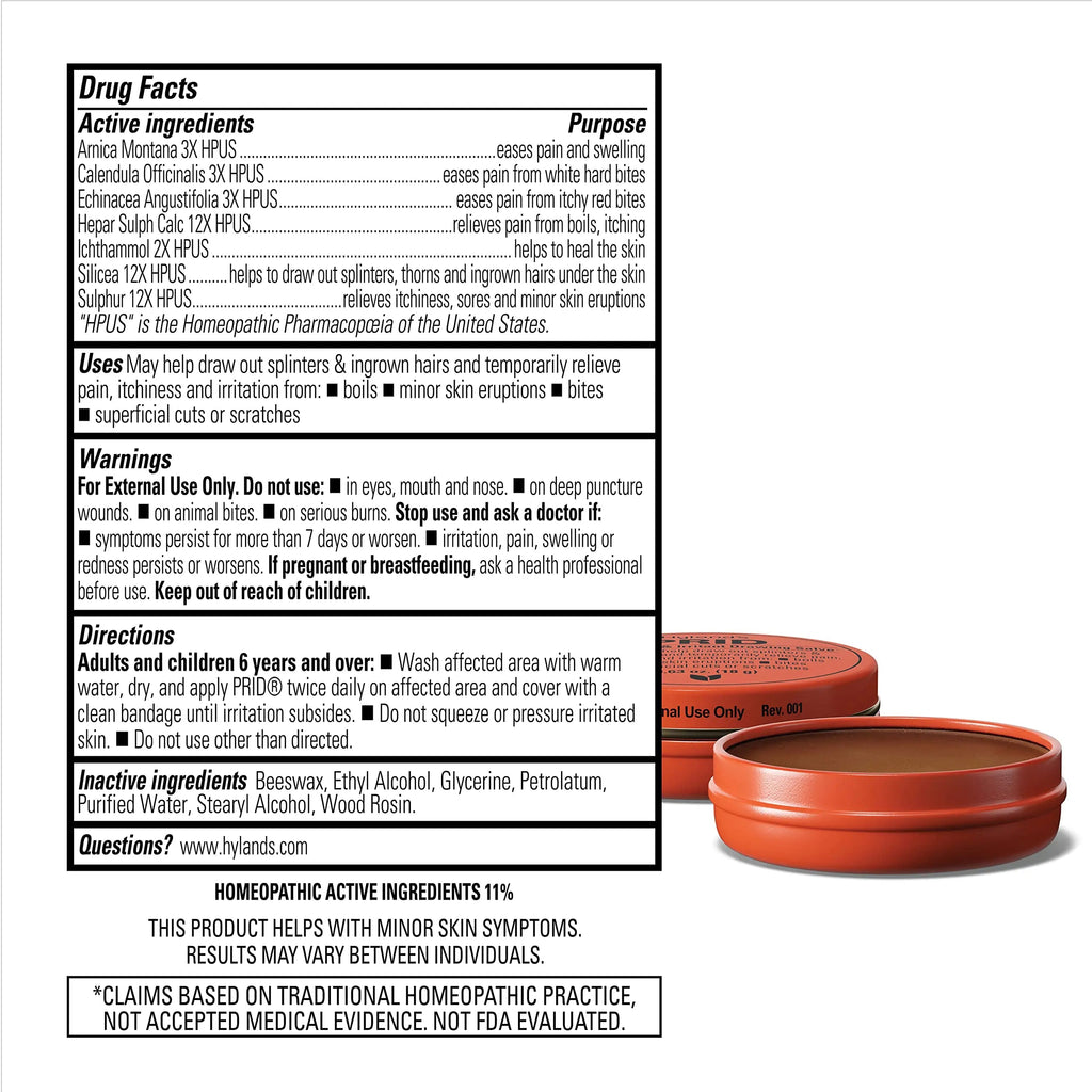 Hyland's PRID Drawing Salve Naturals (2 Pack) Hyland's Au supplements