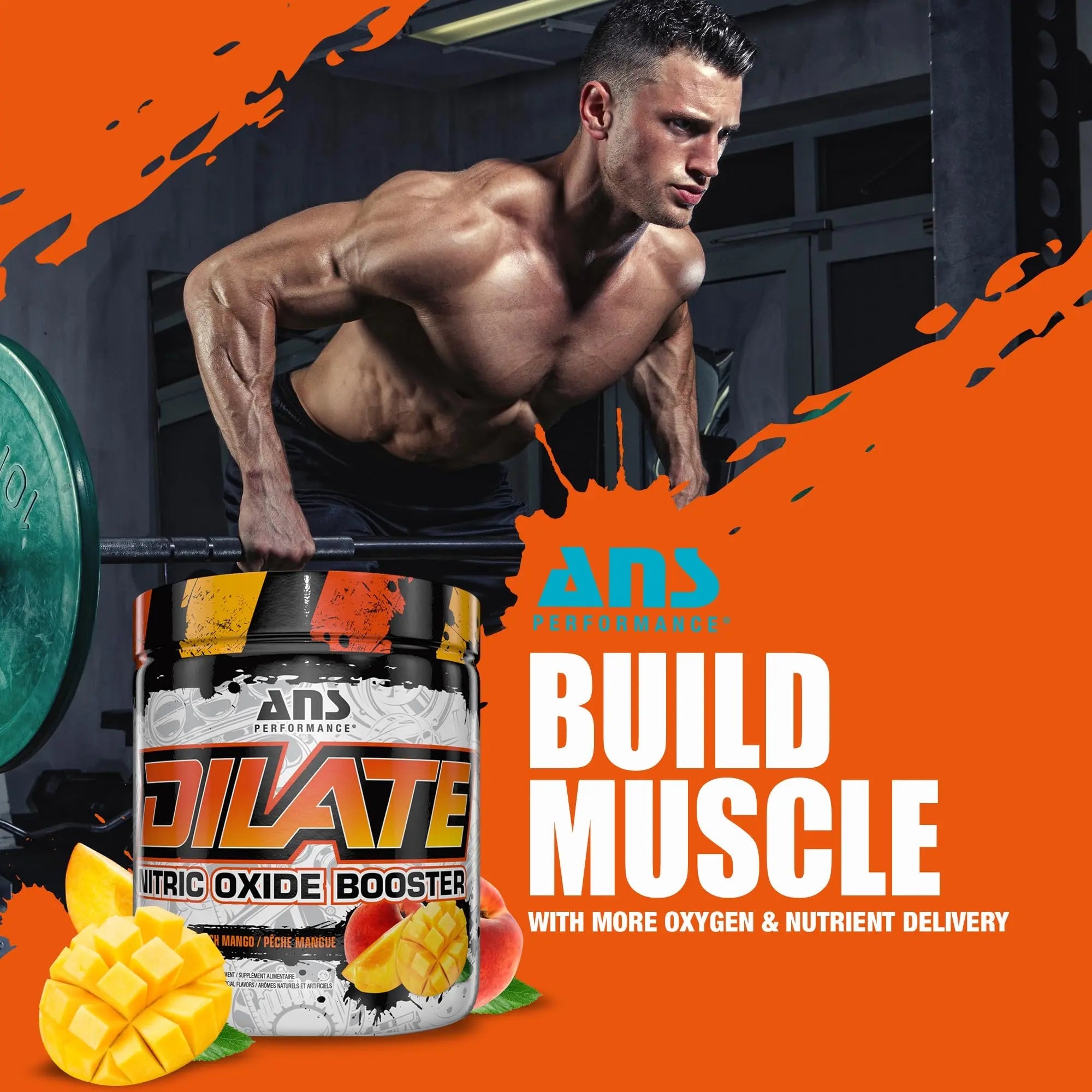 ANS Performance Dilate Pump PreWorkout Powder - Dietary Supplement - Maximizes ANS Performance Au supplements