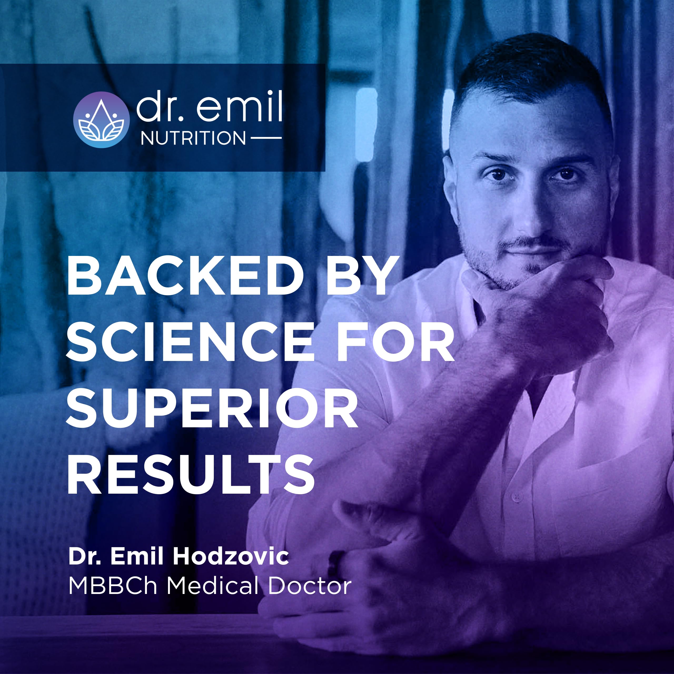 DR. EMIL NUTRITION Women & Men Total Gut Health Complex | Prebiotic + Probiotic + Postbiotic Gut Health Supplements