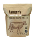 Anthony's Collagen Peptide Powder, 1 lb, Pure Hydrolyzed, Gluten Free, Keto and Paleo Friendly, Grass Fed
