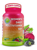 Women's Daily Multivitamin 50 Plus - Vegan Methylated Multivitamin for Women 50 and Over with Biotin, Organic Superfoods & Lutein SUPPLEMENTS STUDIO Au supplements