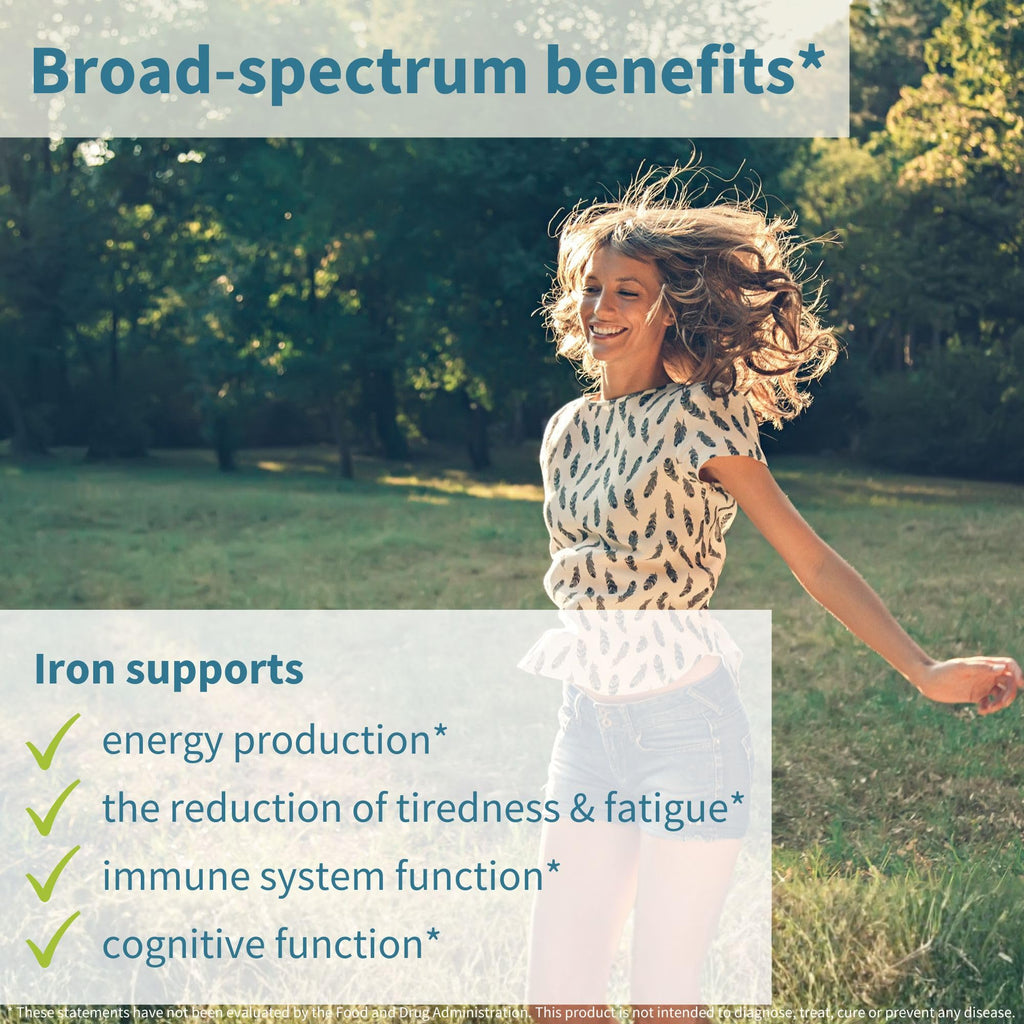 Igennus Clean Iron Bisglycinate 20mg, Vitamin C, 6 Month Supply, Gentle Chelated High Absorption Formula & Targeted Release Ferrous Bisglycinate