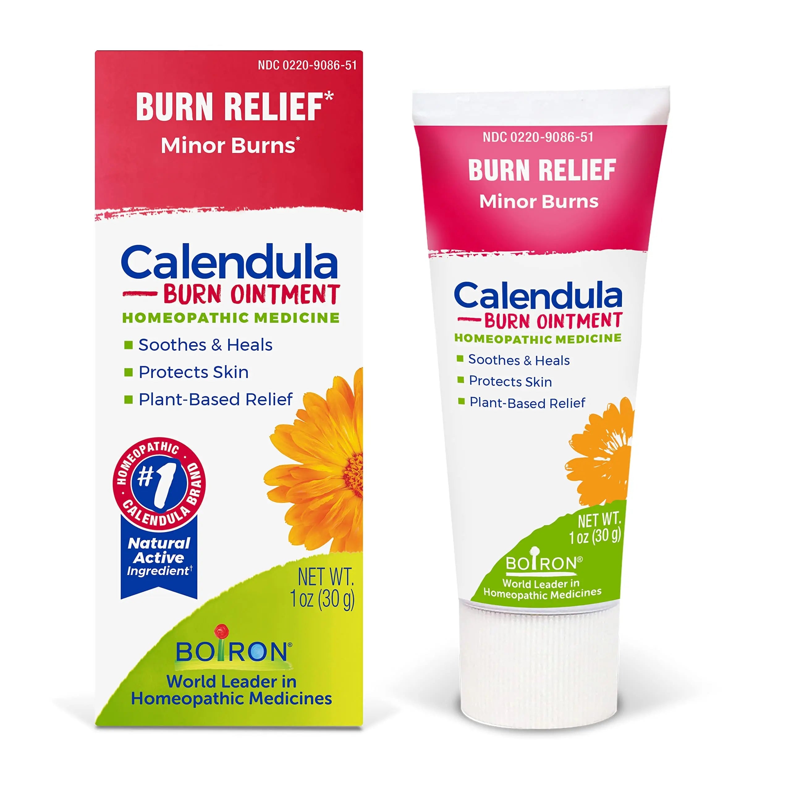 Boiron Calendula Burn Ointment for Relief from Minor Burns from Cooking, Friction, or Sunburns - 1 oz Boiron Au supplements