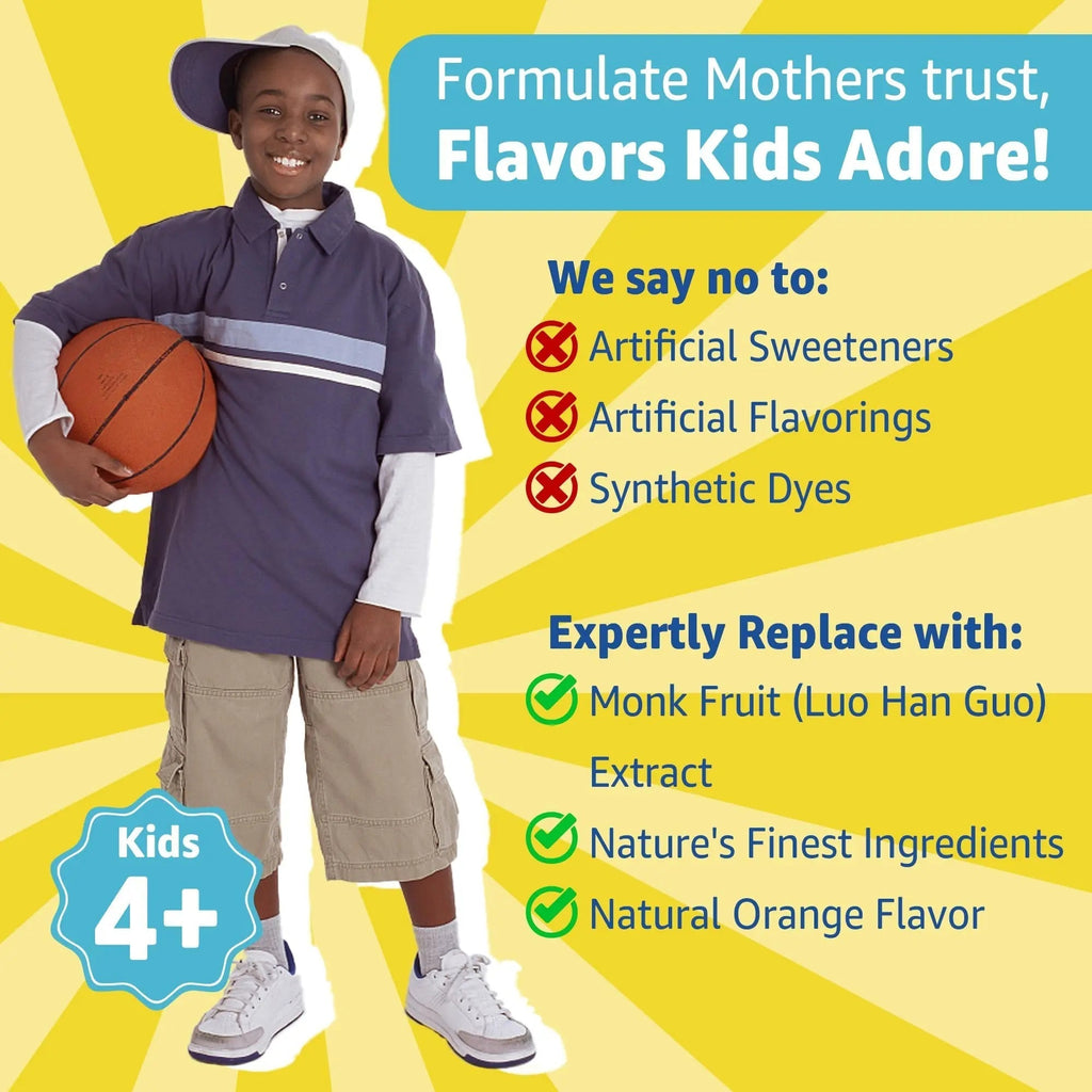 Kids Multivitamin Gummies with Iron, Sugar Free, Kids Daily Vitamins + Probiotics, Algae Omega 3 (EPA/DHA), A, C, D, Methyl B12, Folate, B6, Zinc, Biotin Nextdia Au supplements