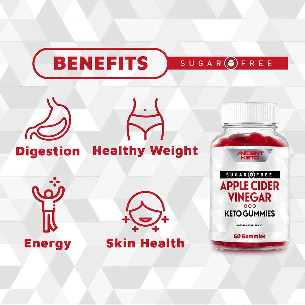 Ancient Keto Sugar Free Keto ACV Gummies, Apple Cider Vinegar Gummy Ancient Keto Au supplements