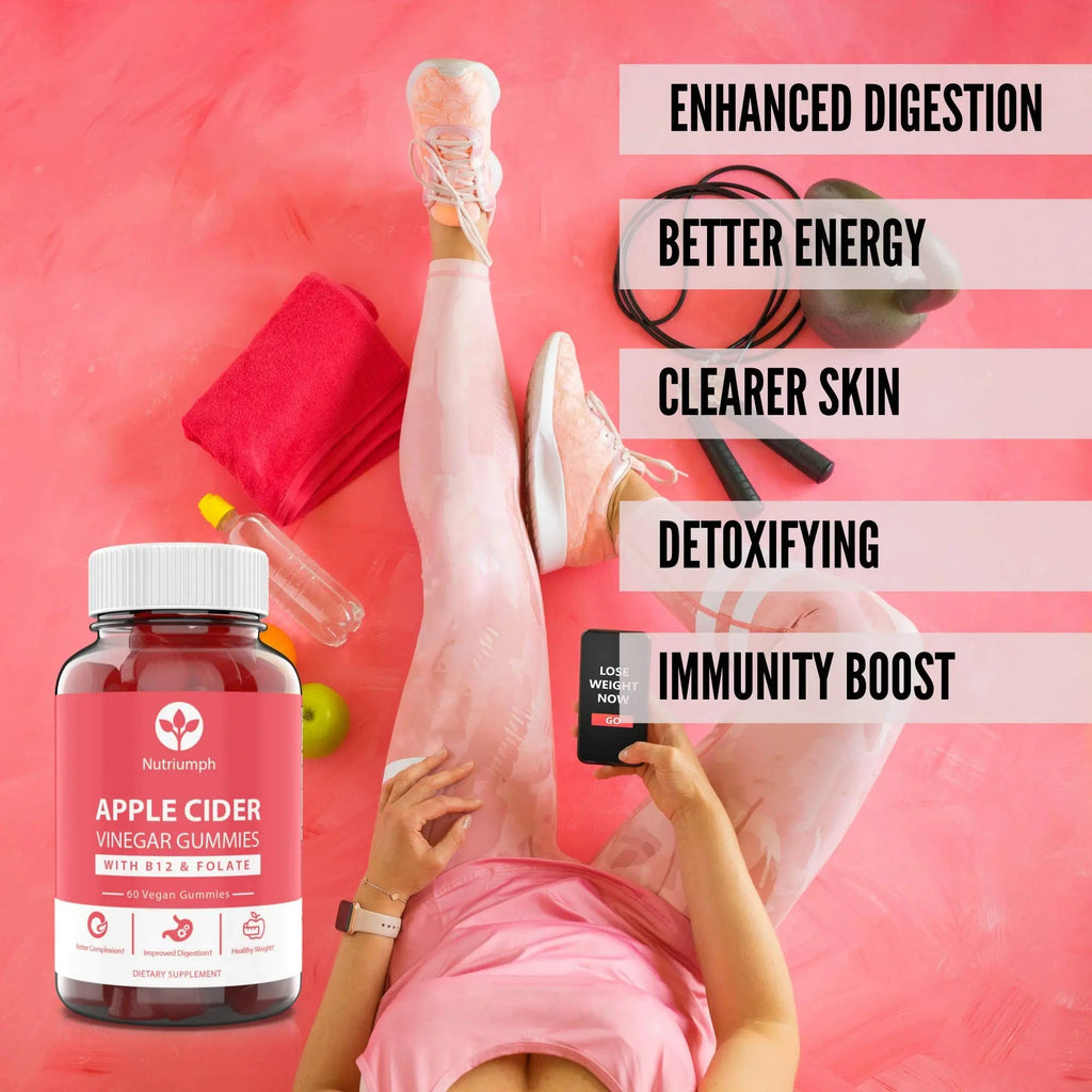 Nutriumph Apple Cider Vinegar Gummies with The Mother Vegan – Weight Loss, Detox Nutriumph Au supplements