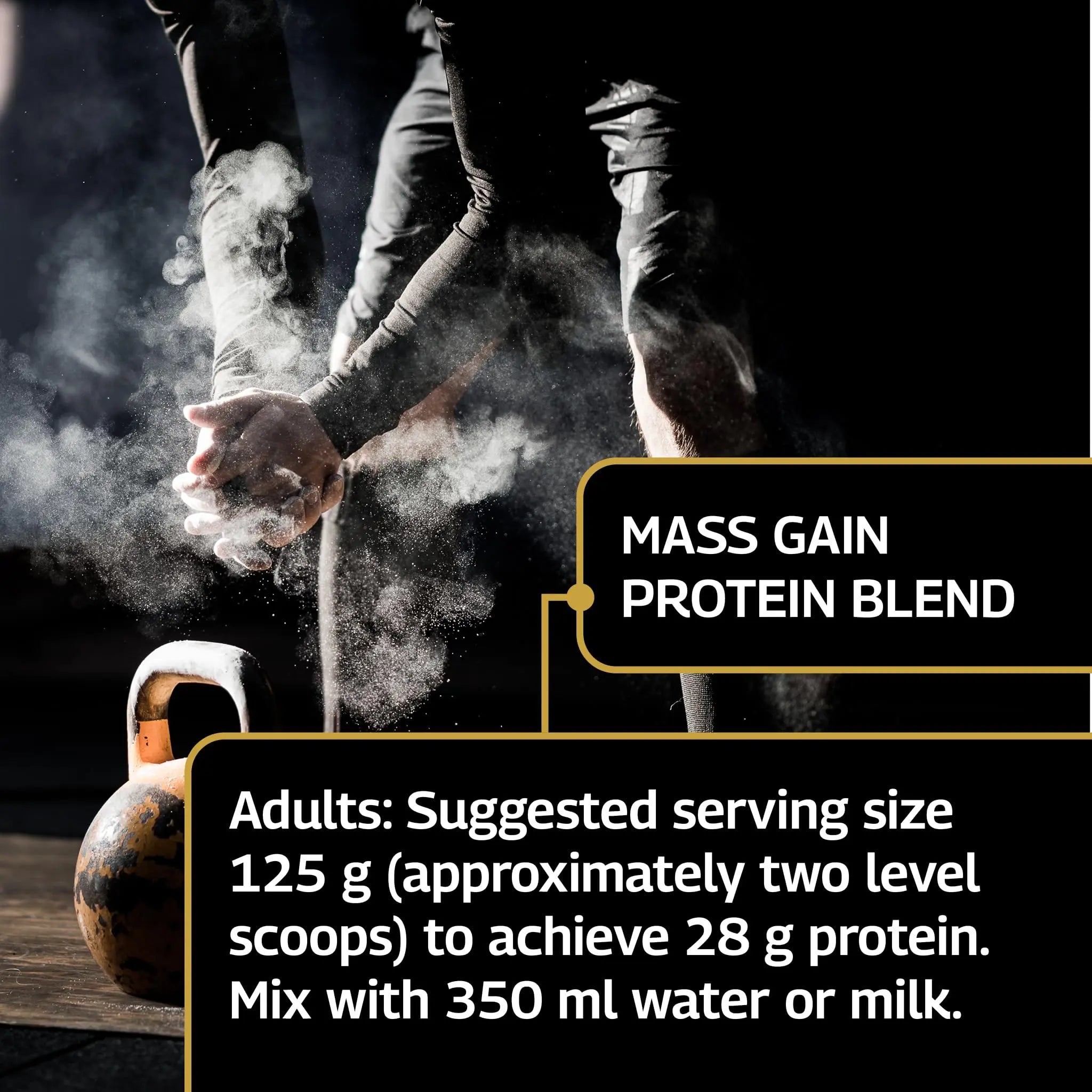 Healthspan Elite All Blacks Mass Gain Protein Blend (1500g) | Chocolate | 28g of Protein Healthspan Elite Au supplements